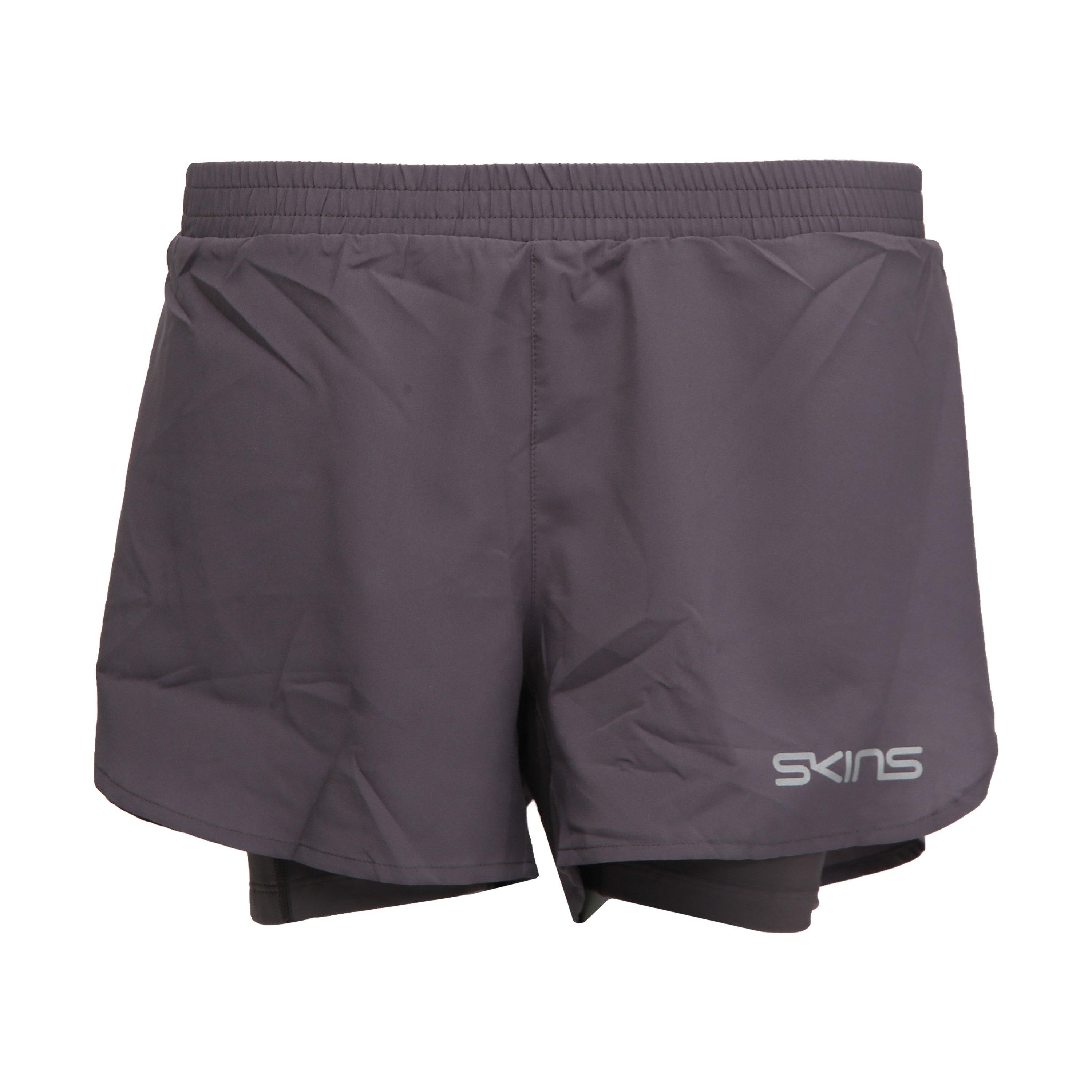Skins Women's Superpose Performance Gym Shorts - Charcoal - 8 (XS)