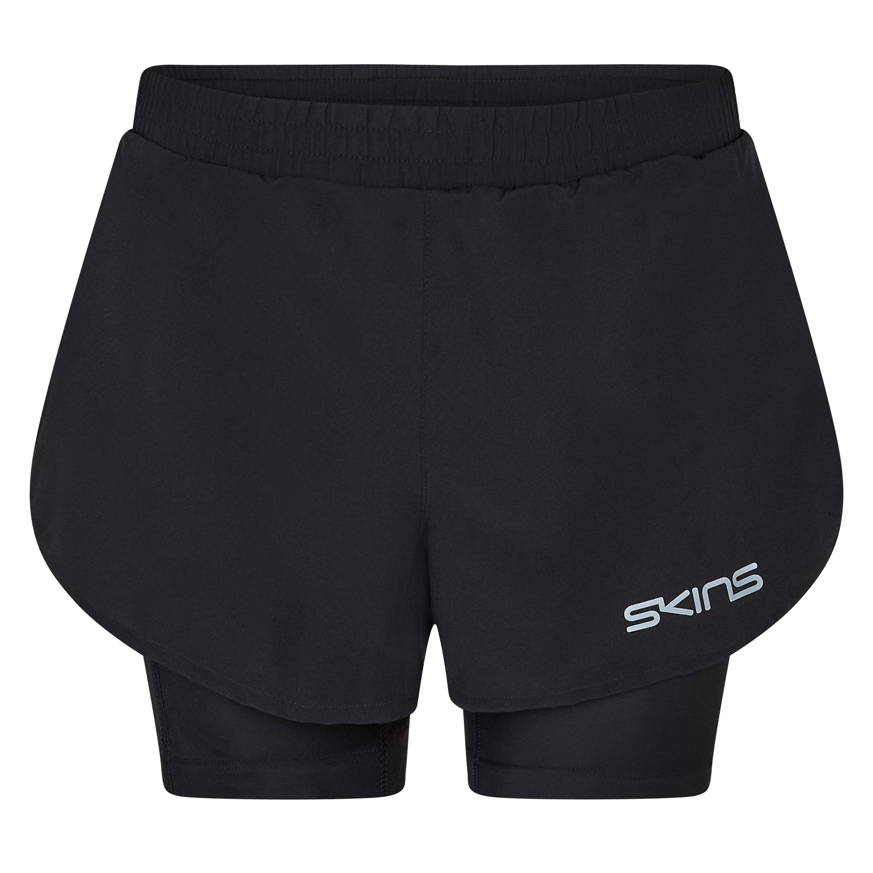Skins Women's Superpose Performance Gym Shorts - Black - 8 (XS)
