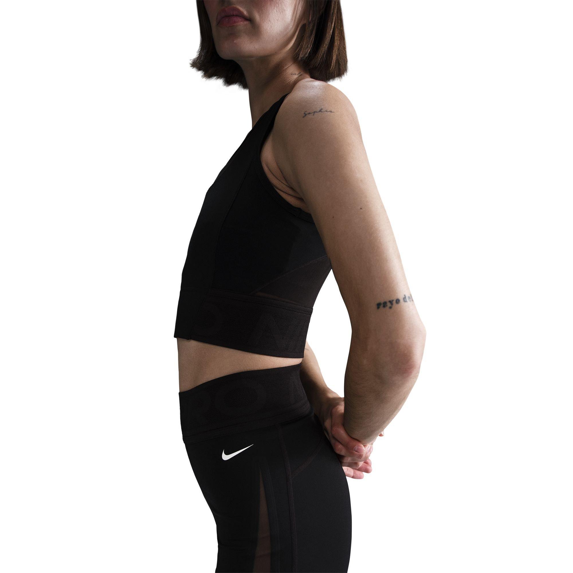 NEGRO/BLANCO - Nike - Nike W NP CROP TANK Ld52 - 2