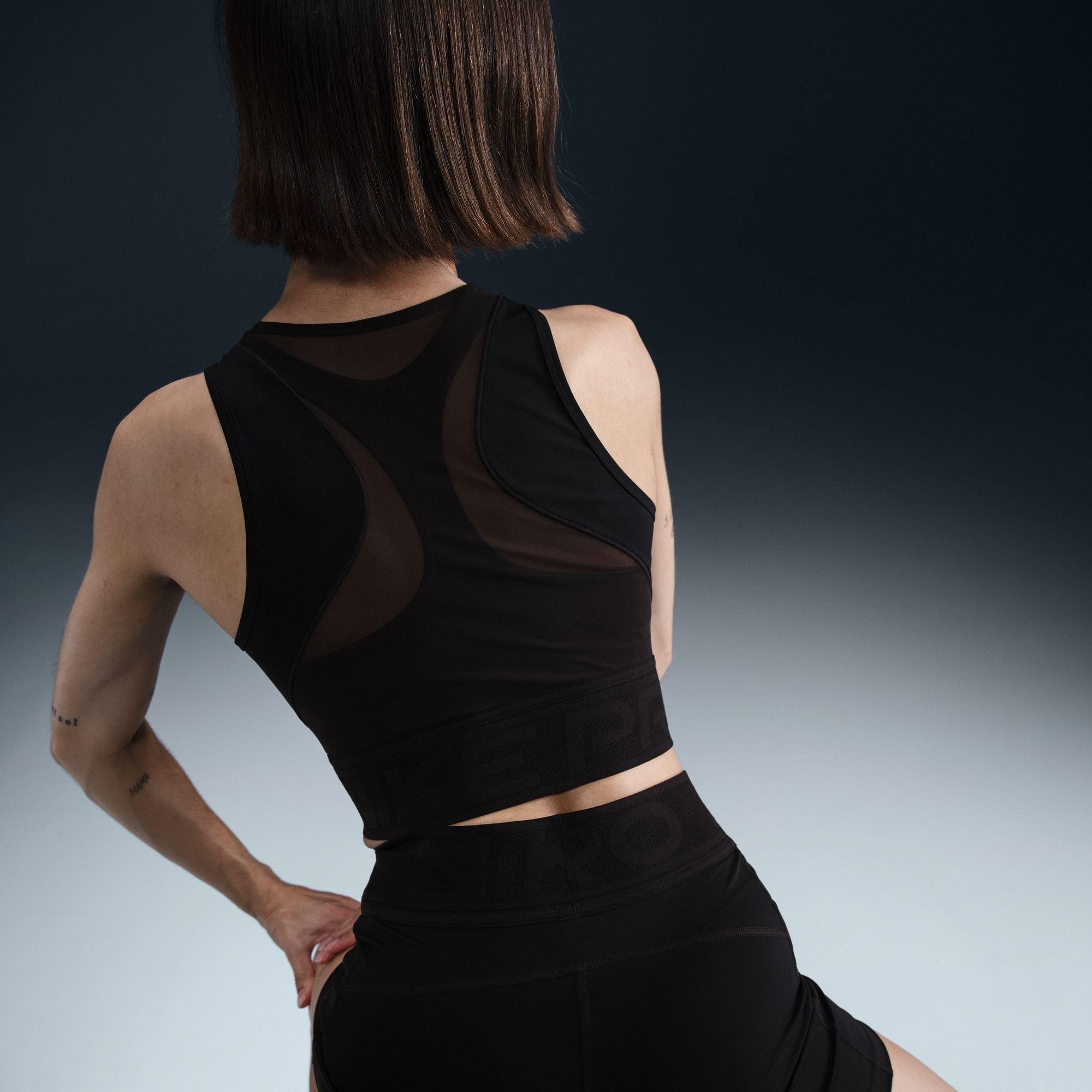 NEGRO/BLANCO - Nike - Nike W NP CROP TANK Ld52 - 10