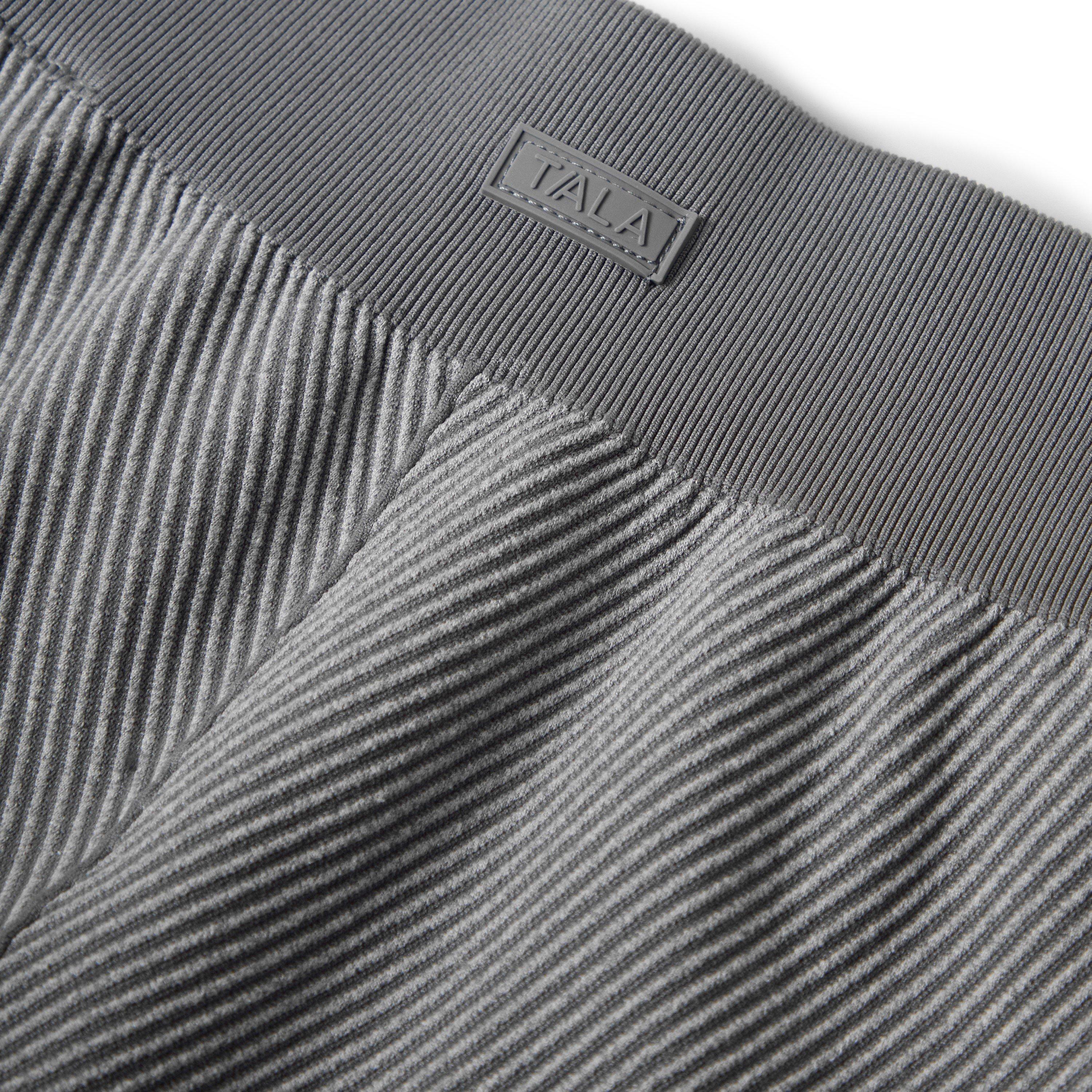 Grey Marl - TALA - TALA SCULPT SEAMLESS CONTRAST RIB SHORT - 5