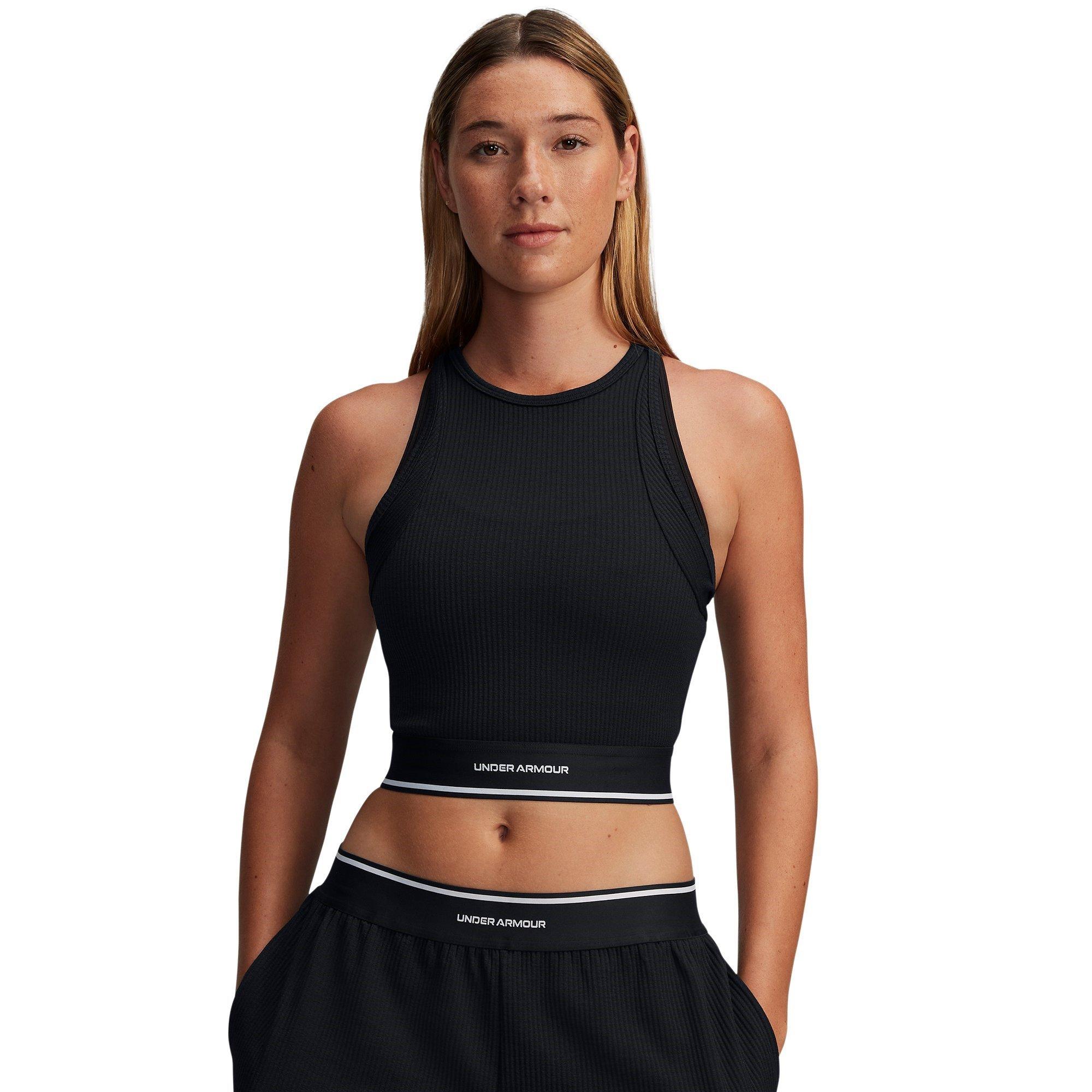 Black - Under Armour - Women's Meridian Performance Gym Vest - 1