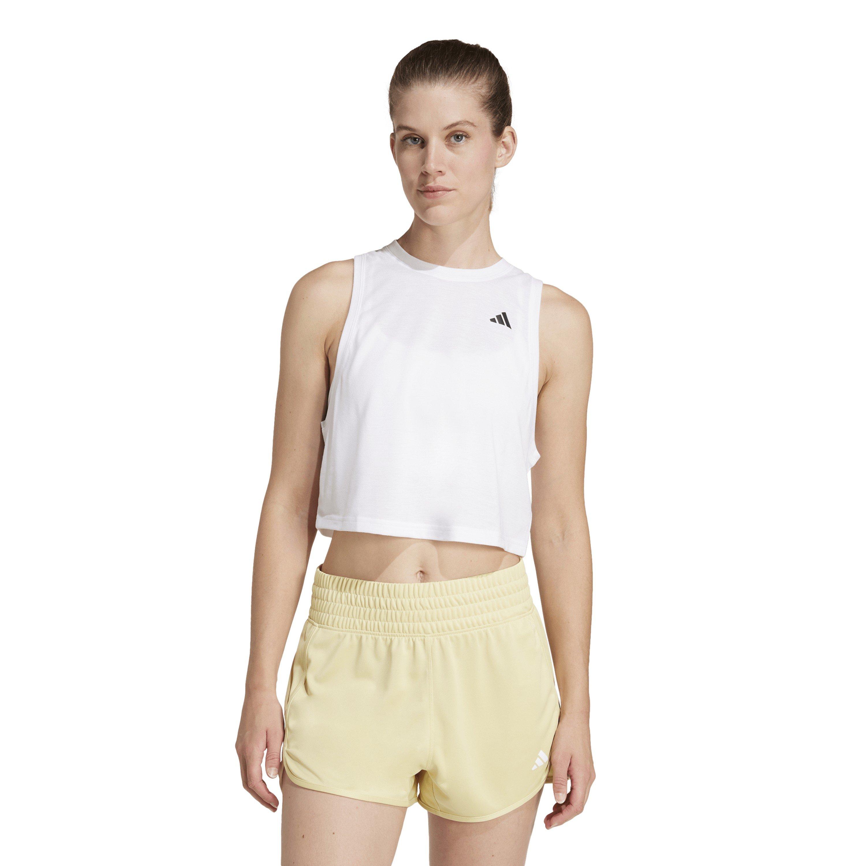 White - adidas - Women's Performance Gym Vest - 2