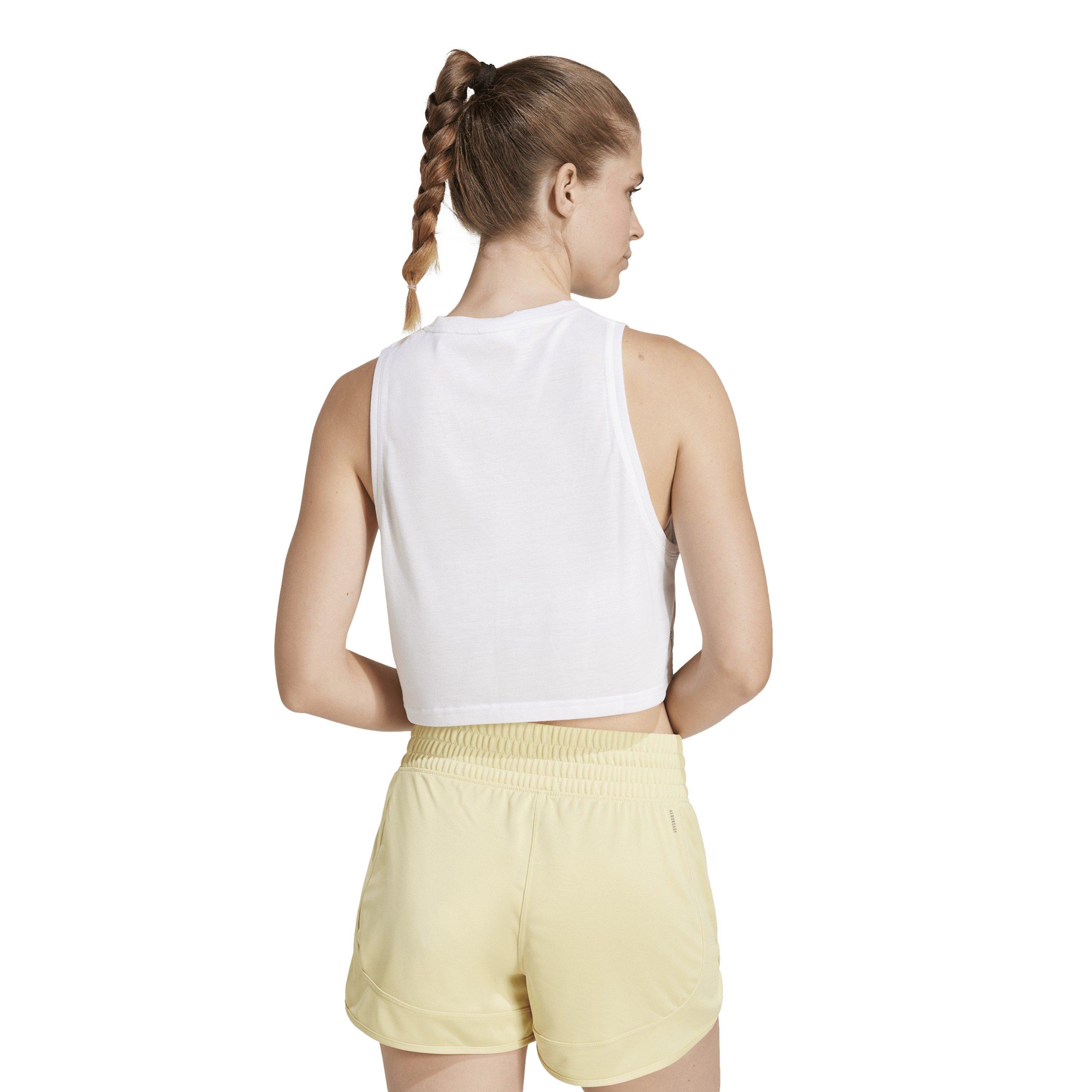 White - adidas - Women's Performance Gym Vest - 3