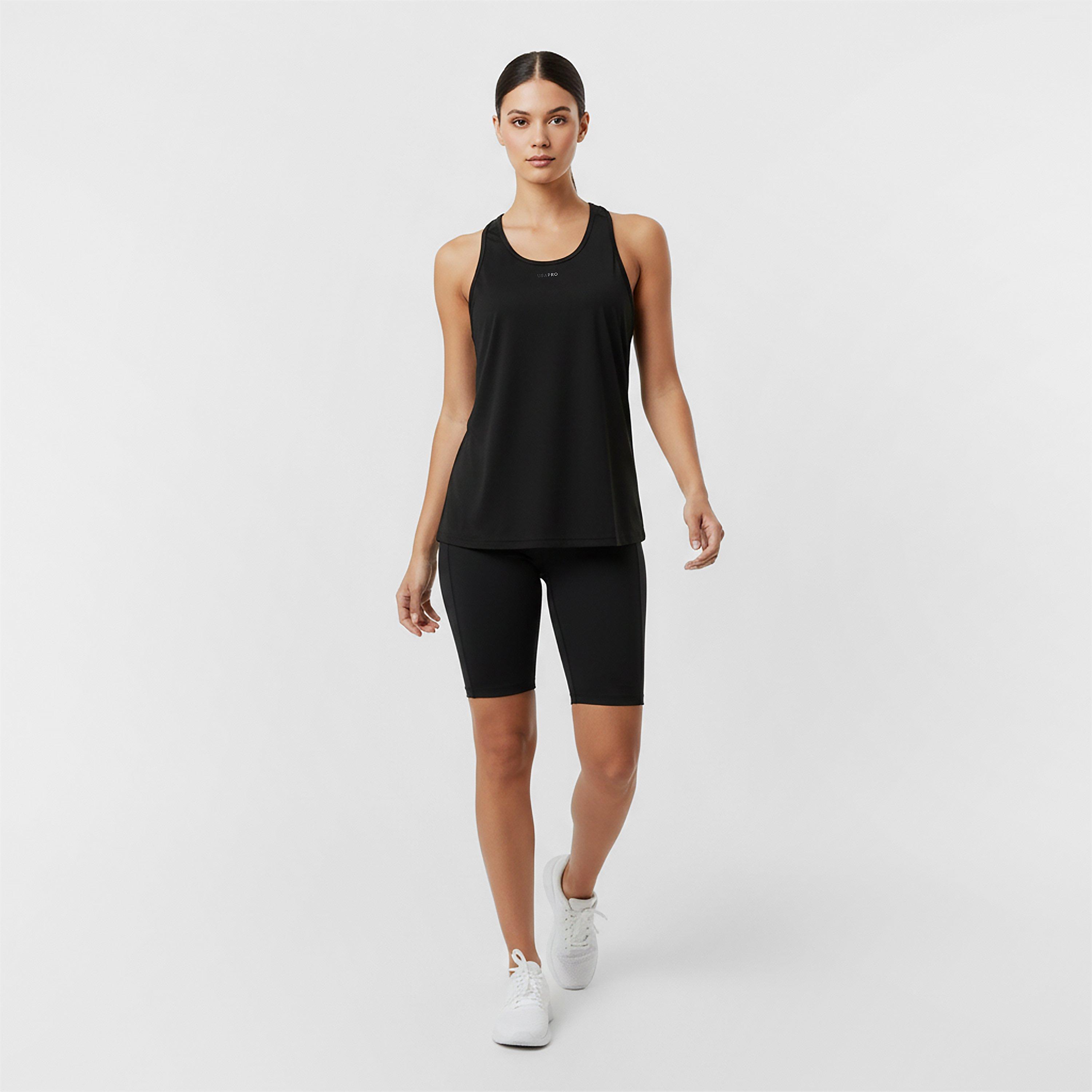 Zwart - USA Pro - Pro Training Mesh RB Vest  Womens - 5