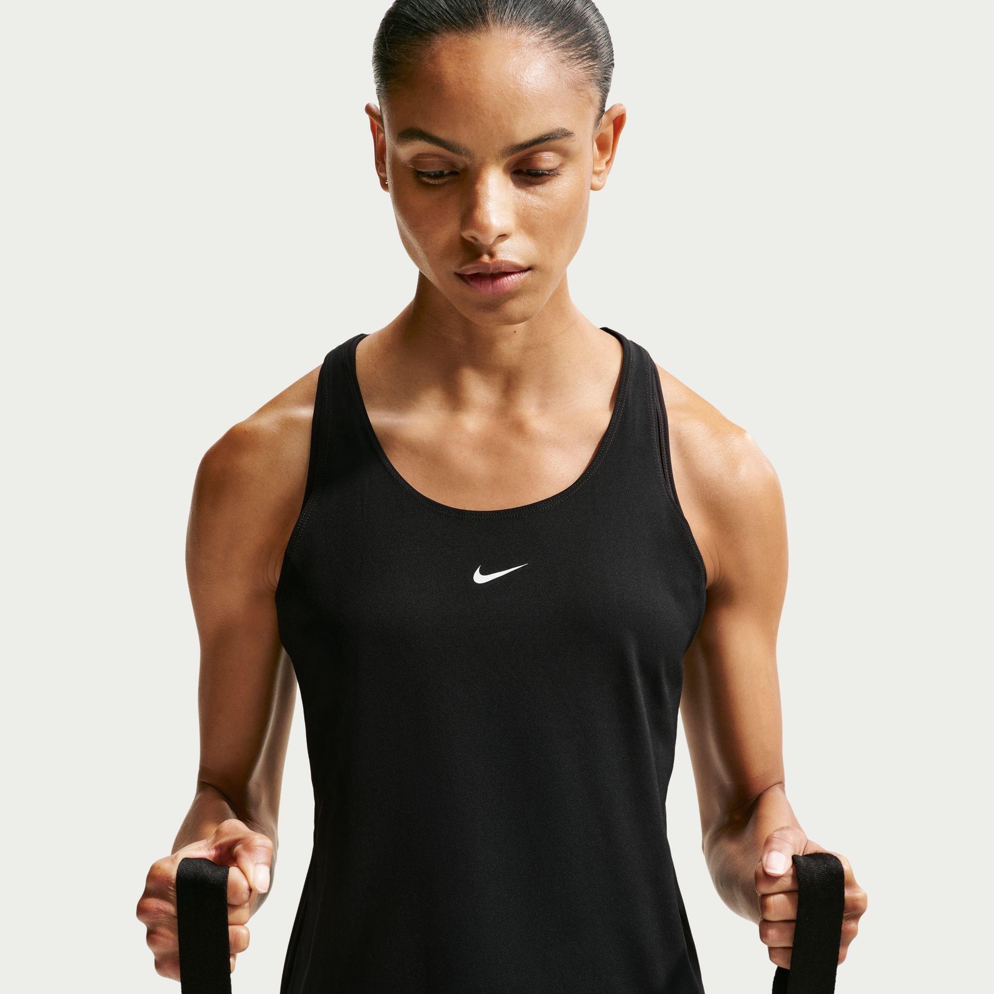 Nike Women's Performance Gym Vest - Black/White - 8 (XS)