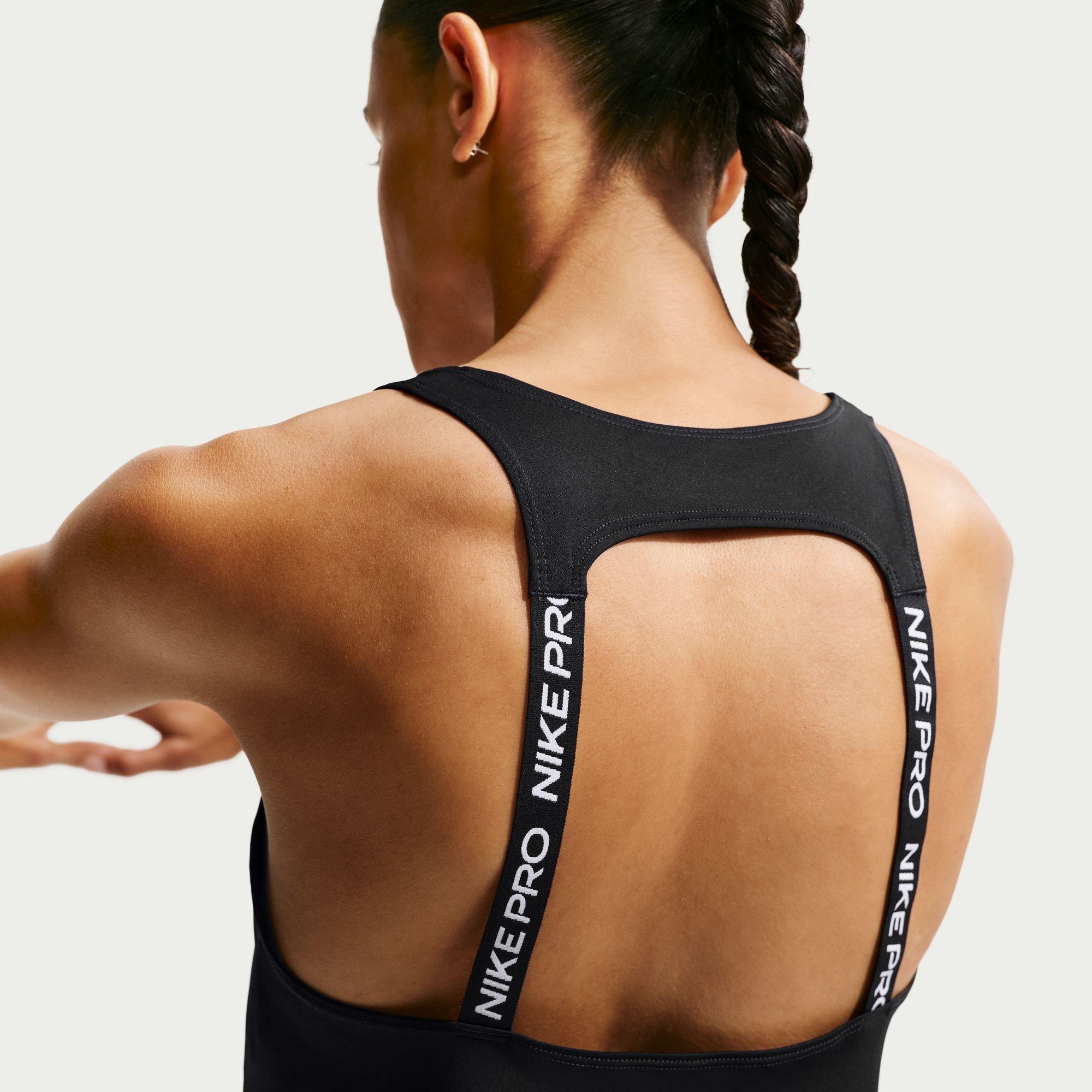 Zwart/Wit - Nike - Women's Performance Gym Vest - 2