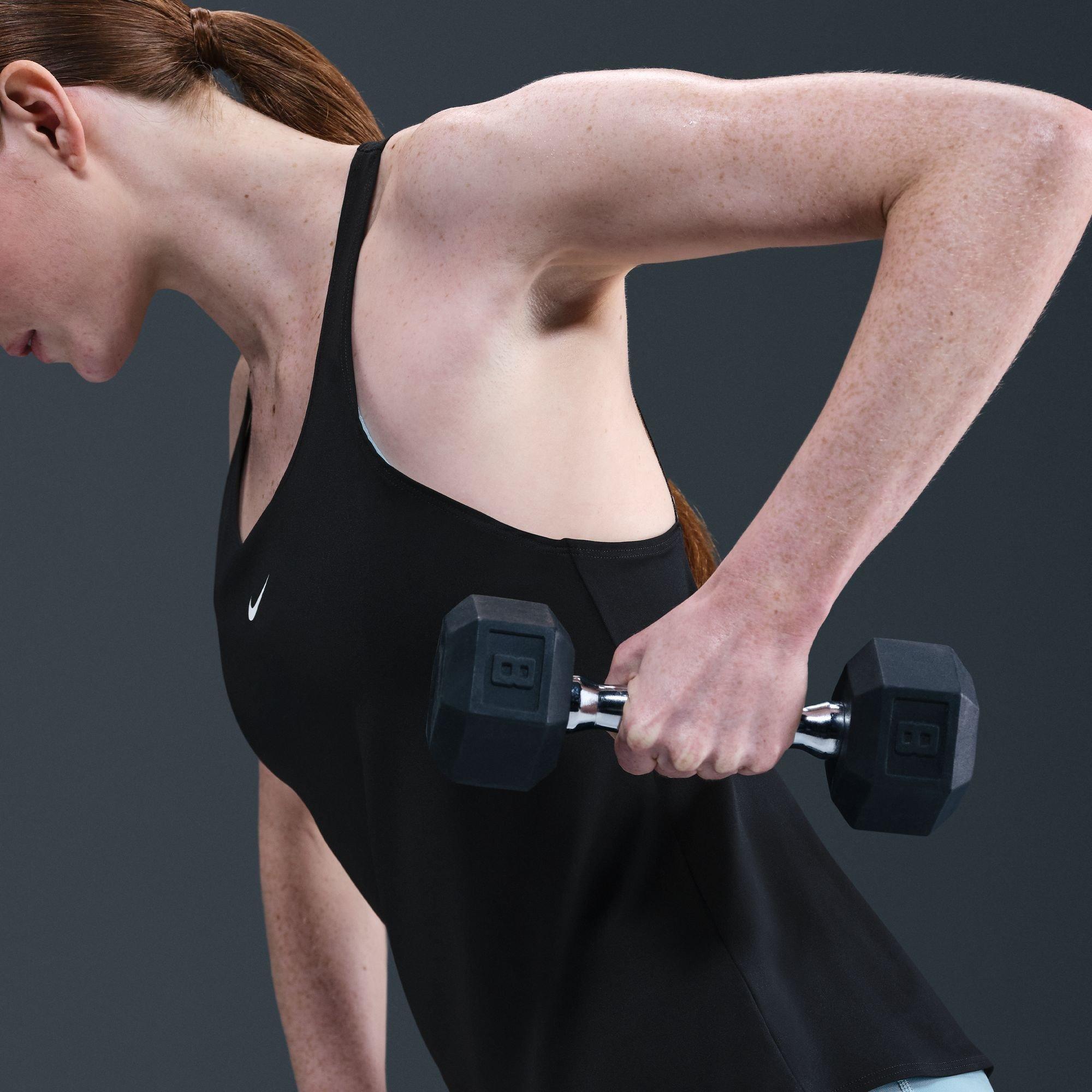 Zwart/Wit - Nike - Women's Performance Gym Vest - 11