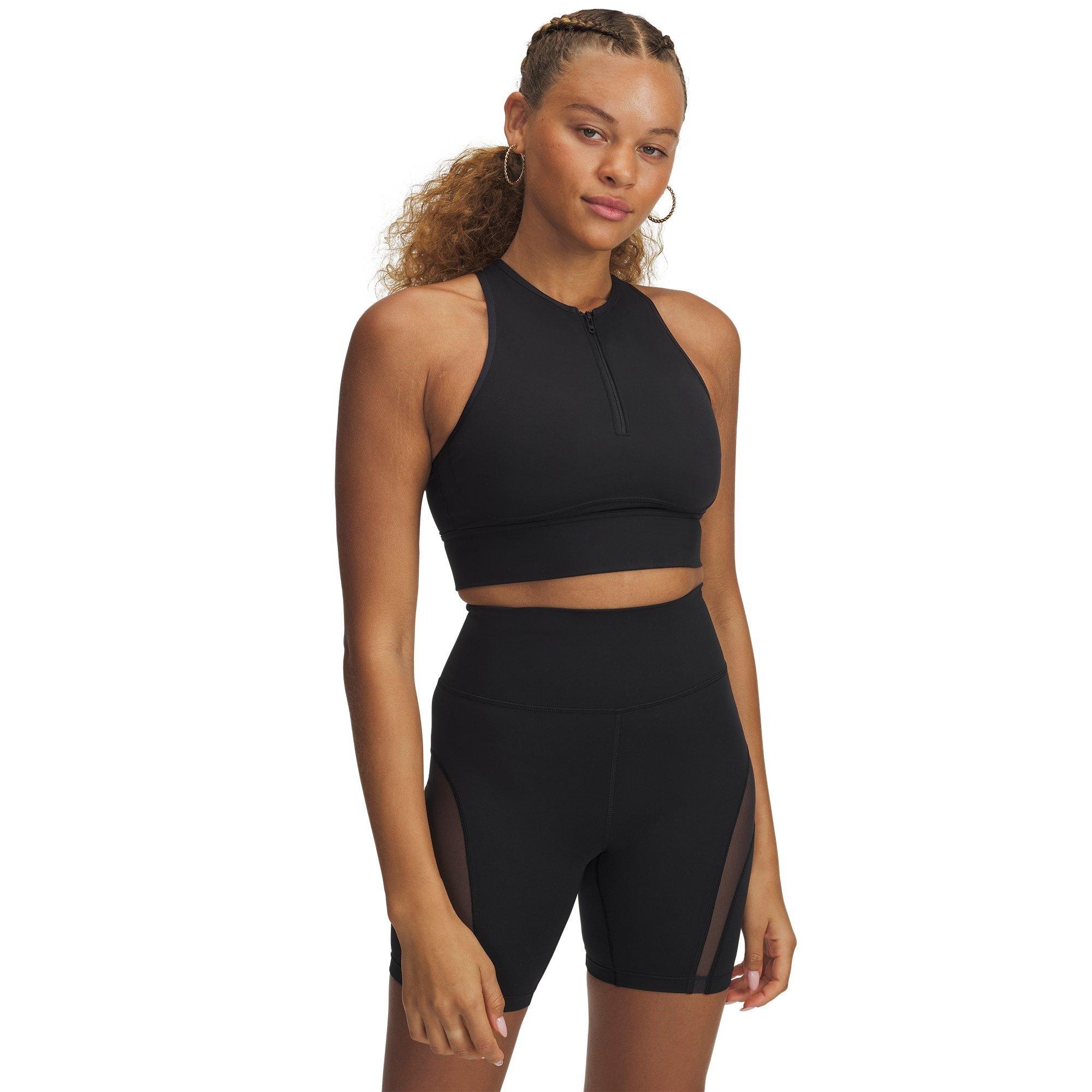 Black - Under Armour - Women's Meridian Zipped Performance Gym Vest - 1