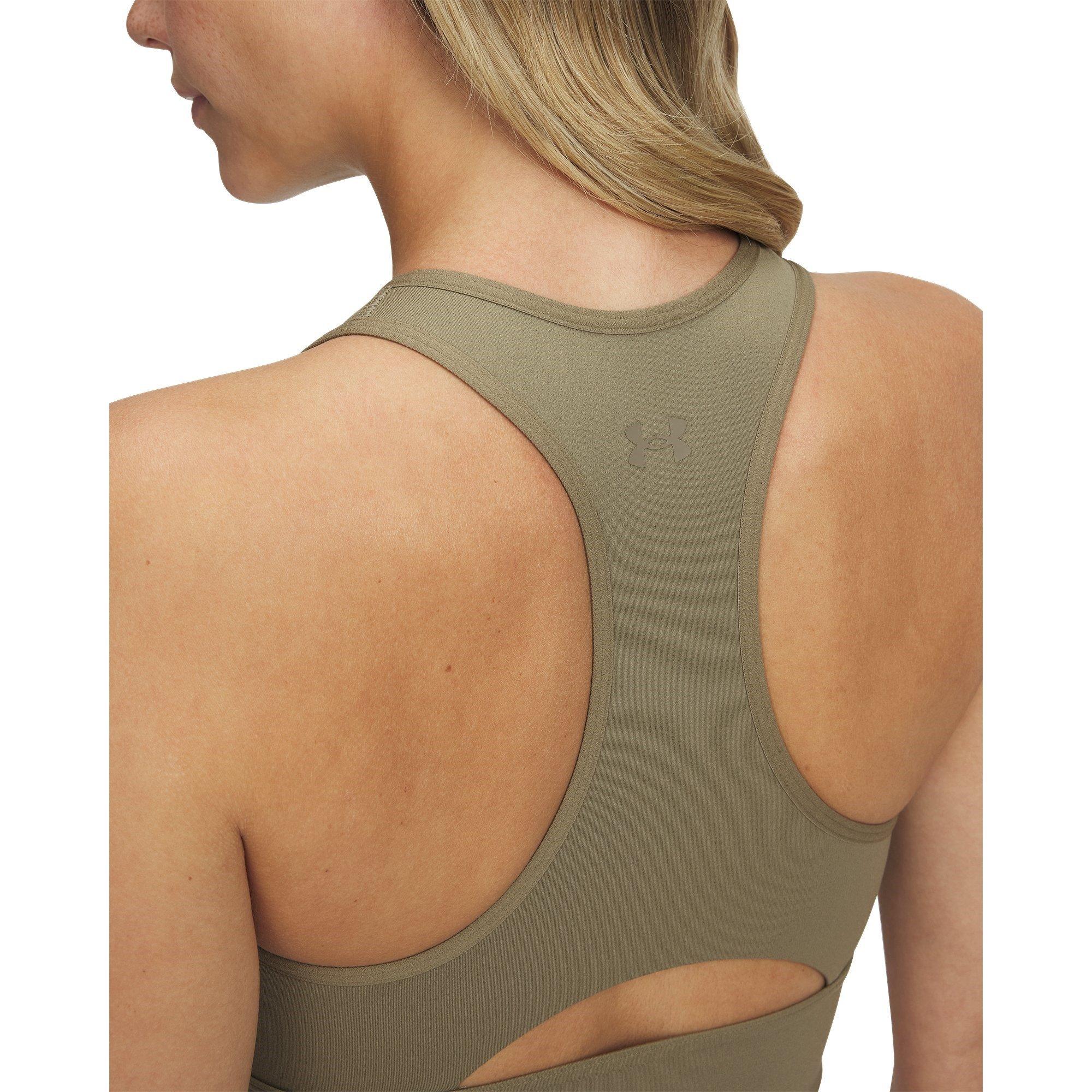 Brown - Under Armour - Women's Meridian Zipped Performance Gym Vest - 3