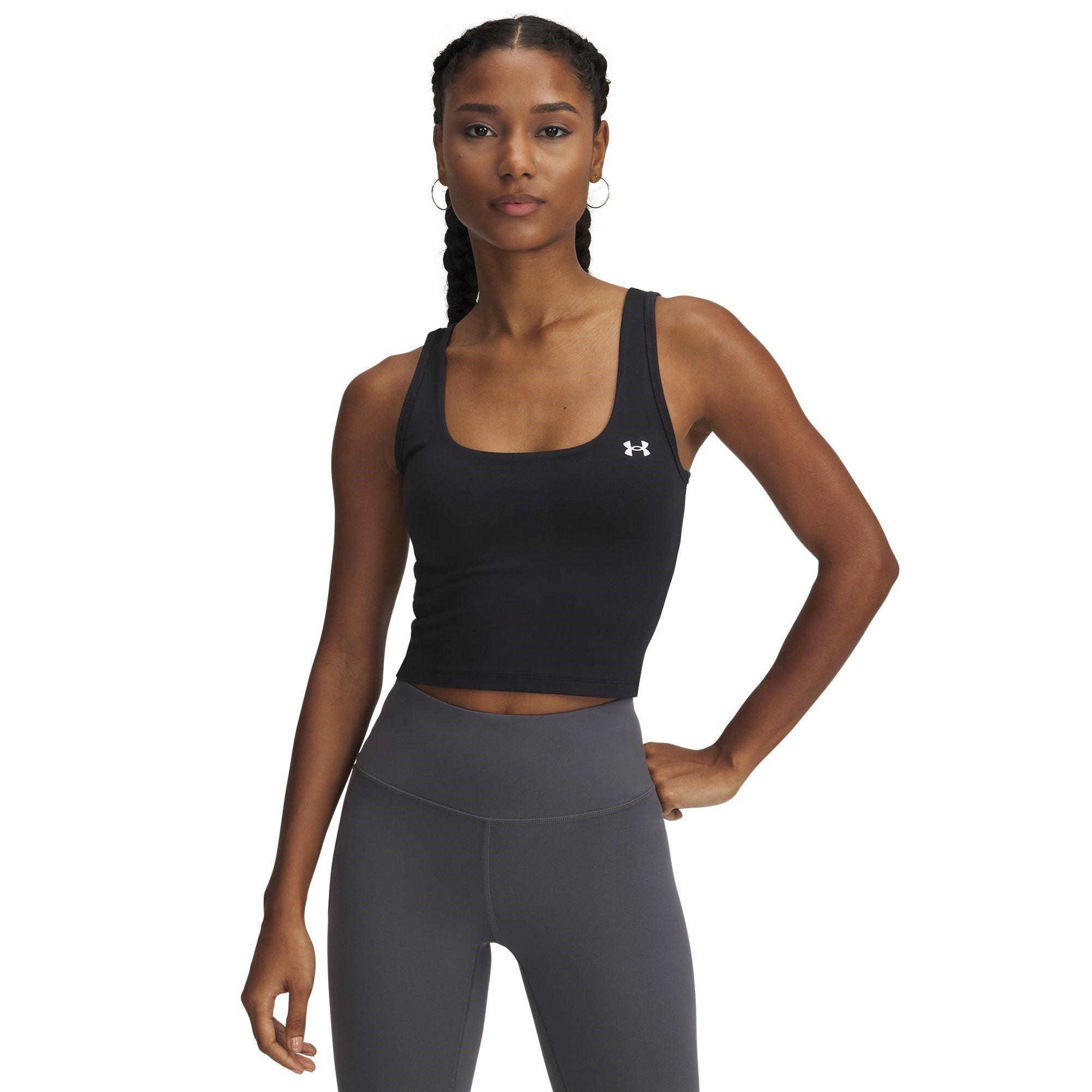 Black - Under Armour - Women's Motion Tank Performance Gym Vest - 1