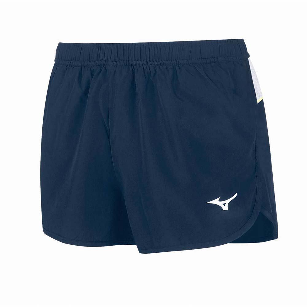 Mizuno Women's Premium Performance Gym Shorts - Navy/White - 18 (2XL)