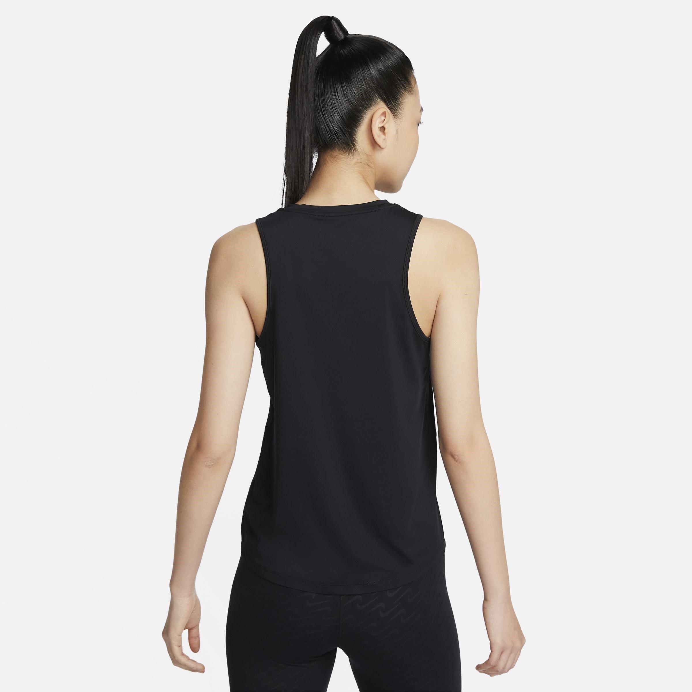 Black/Black - Nike - One Classic Womens Dri-FIT Performance Tank Top - 2