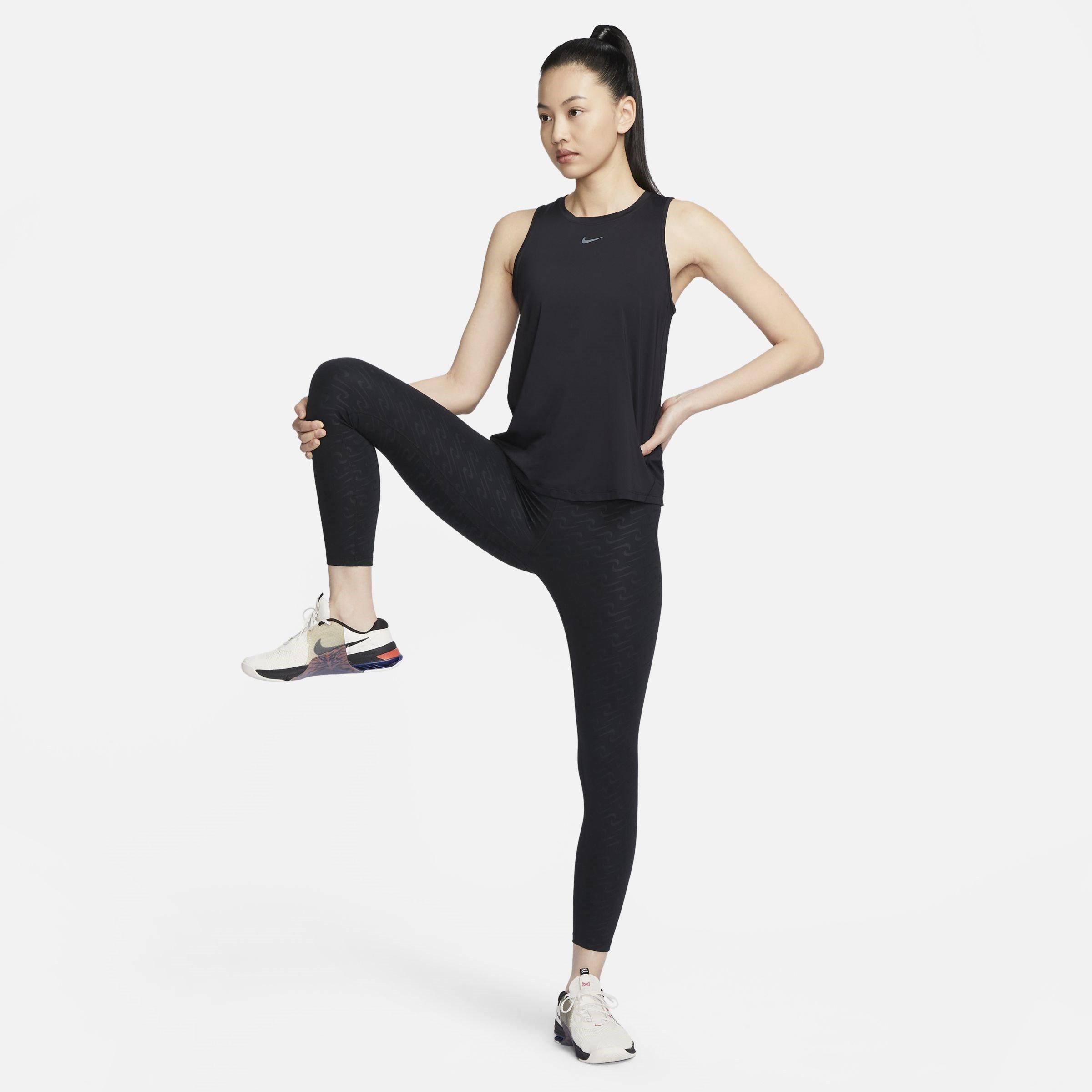 Black/Black - Nike - One Classic Womens Dri-FIT Performance Tank Top - 7