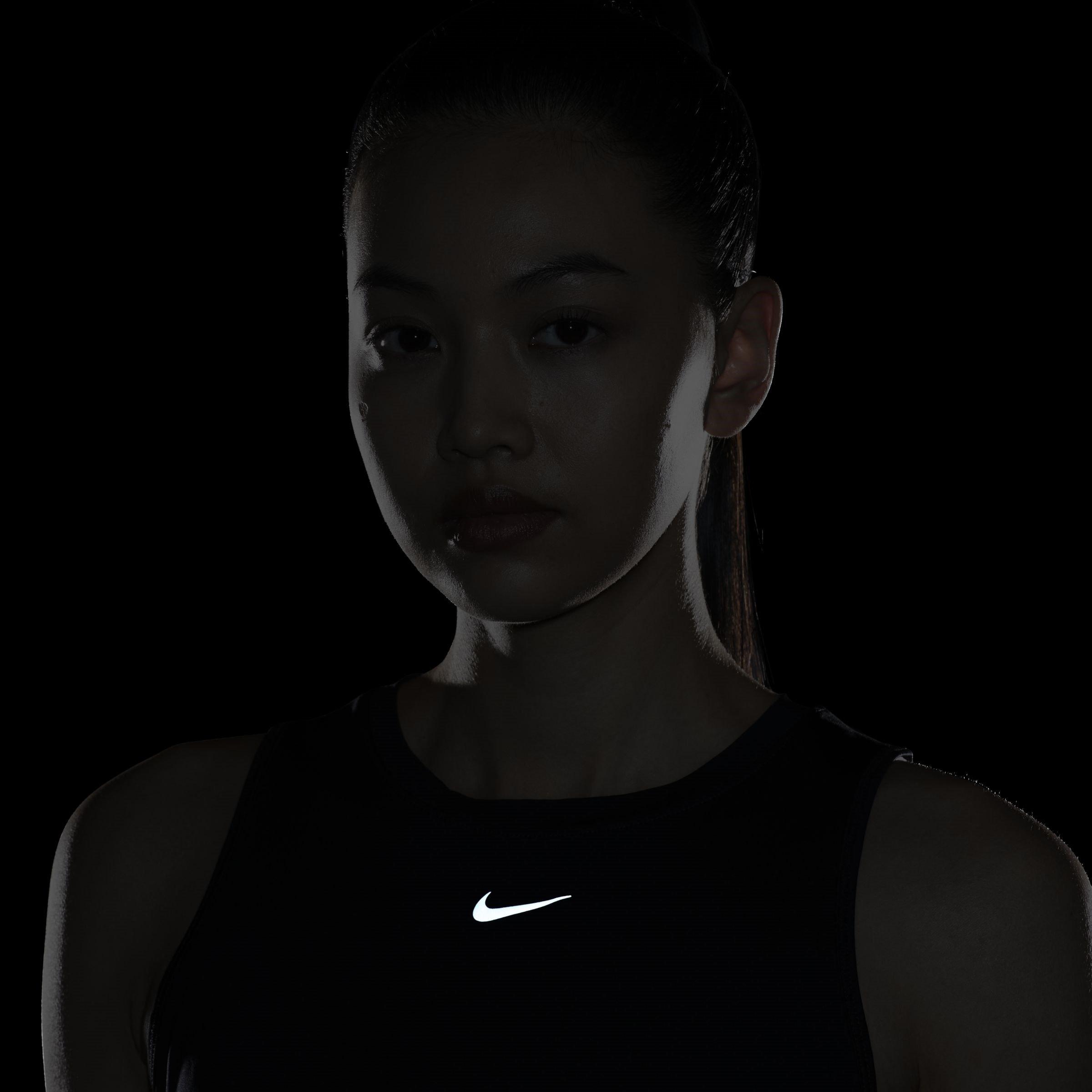 Black/Black - Nike - One Classic Womens Dri-FIT Performance Tank Top - 8