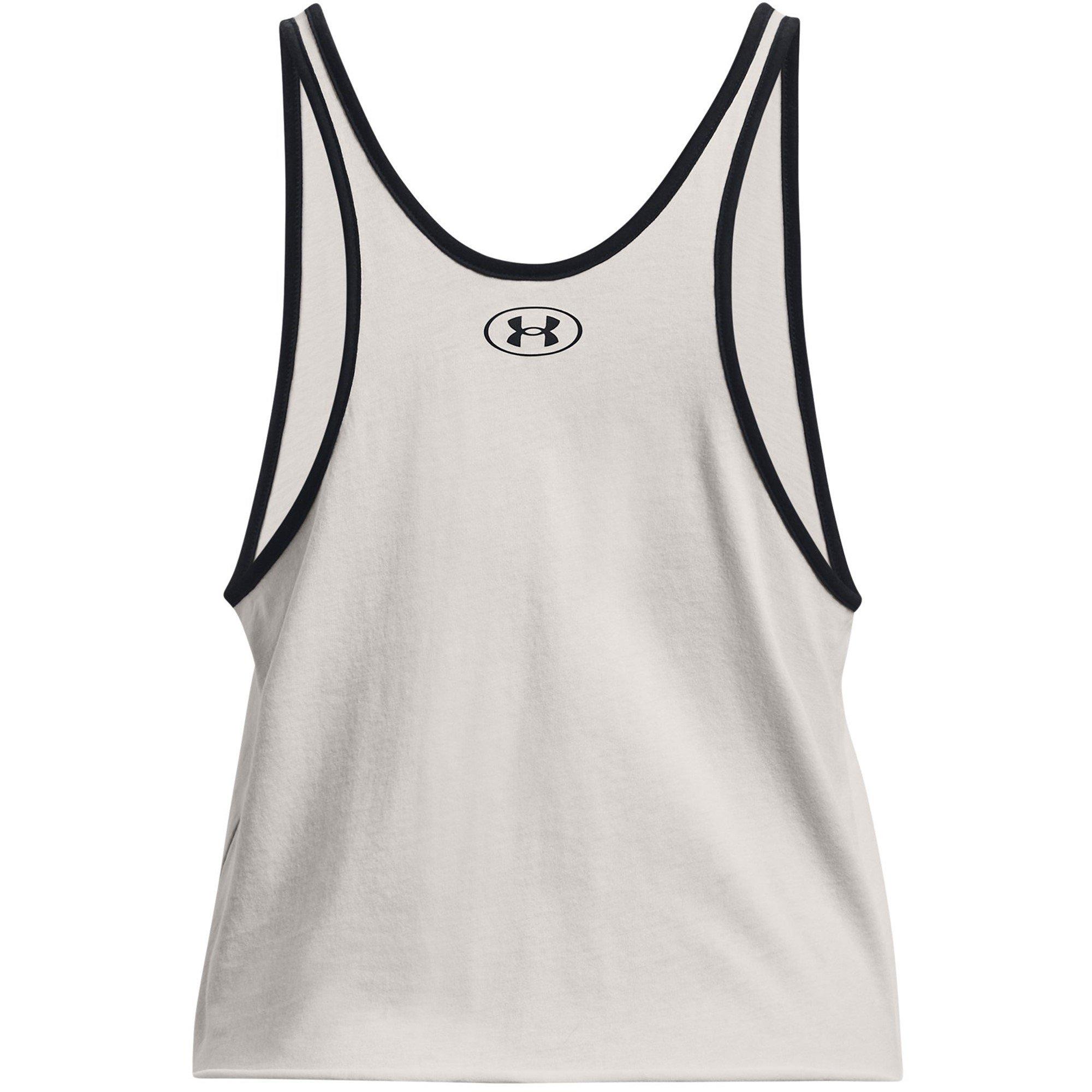 White - Under Armour - Performance Gym Vest - 2