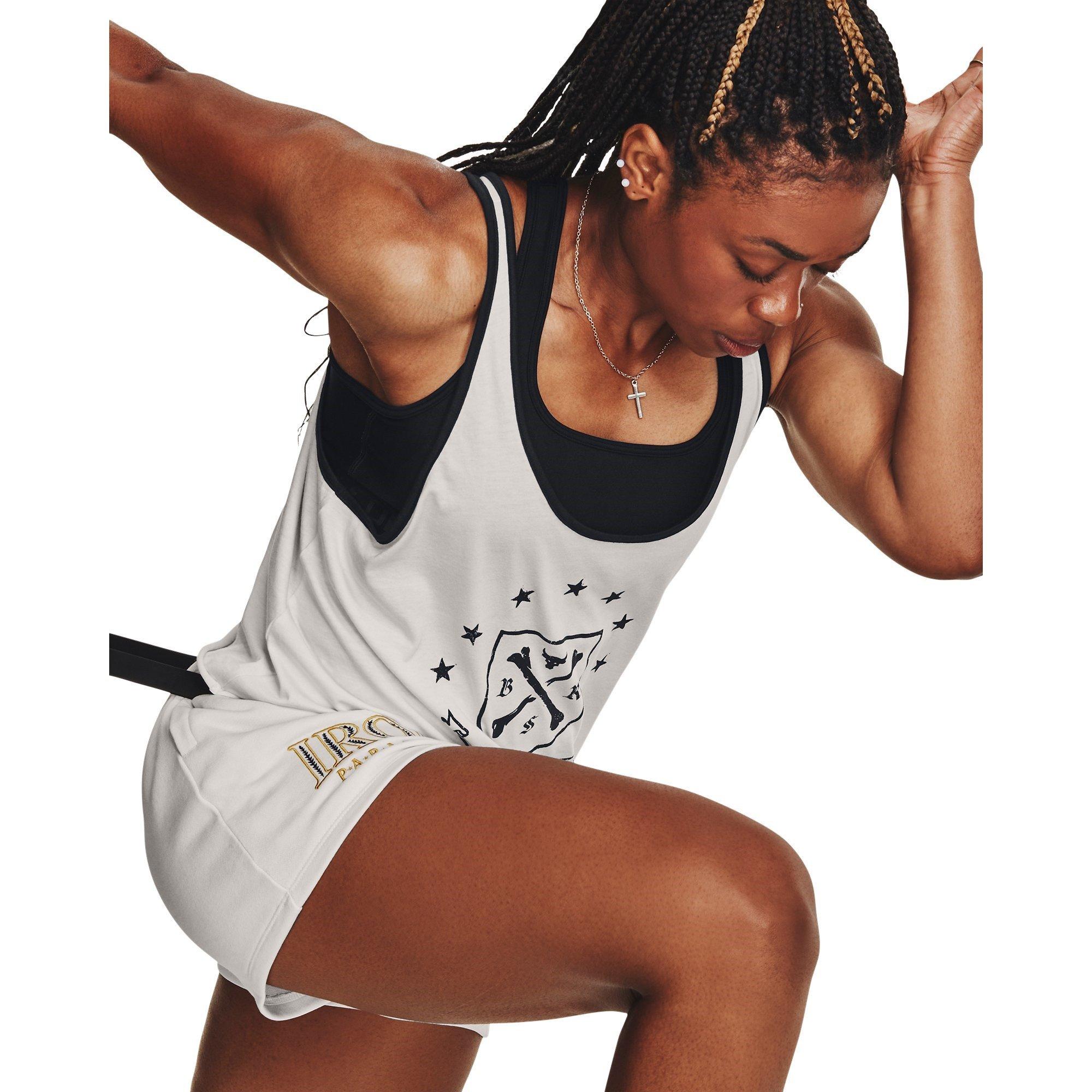 White - Under Armour - Performance Gym Vest - 5