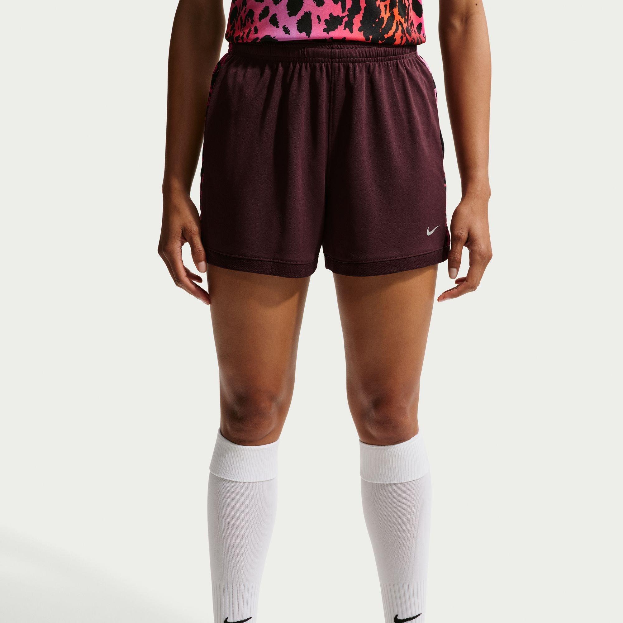 Nike Women's Academy Shorts - Burgundy Print - 10 (S)