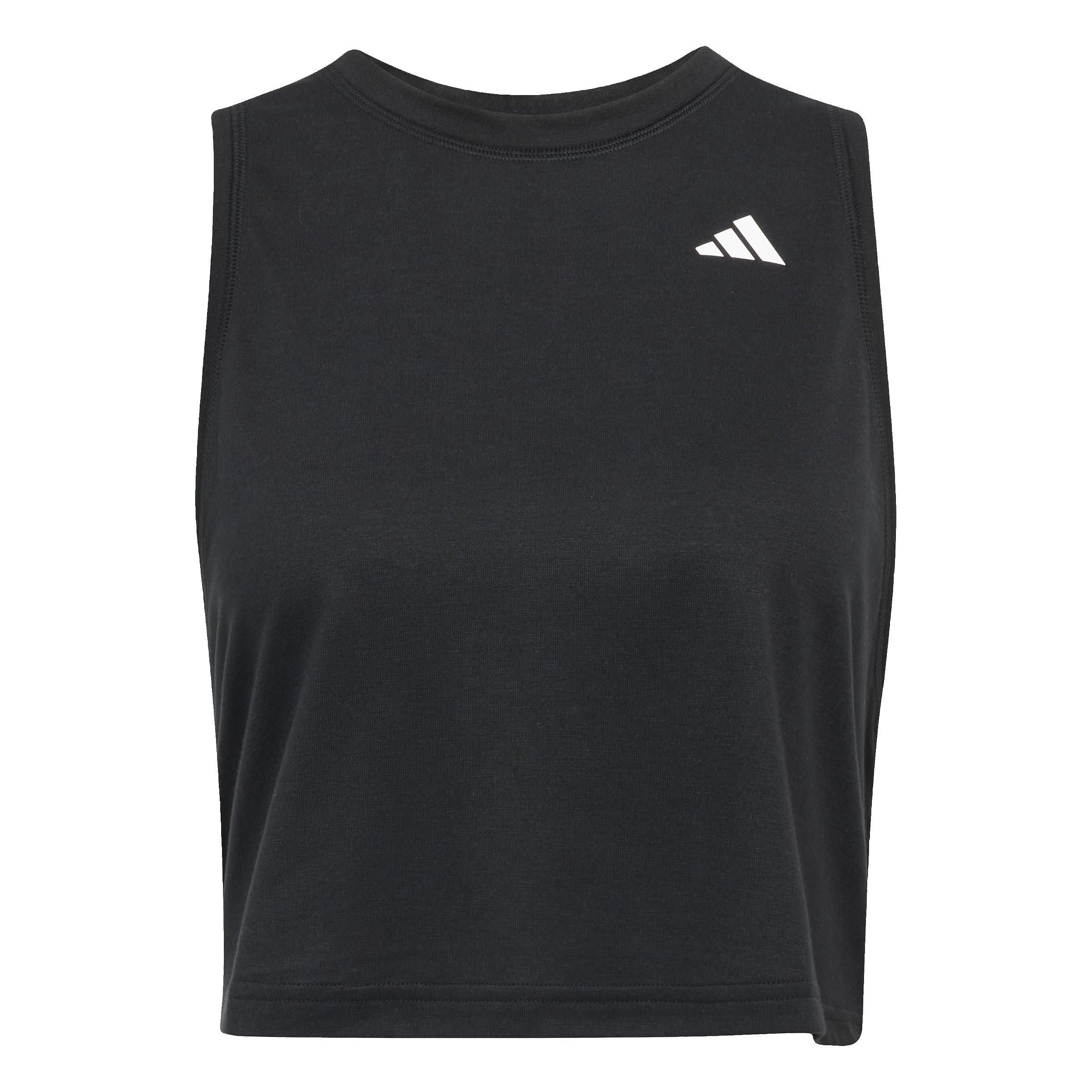 Black - adidas - Tank Vest Top Womens - 1