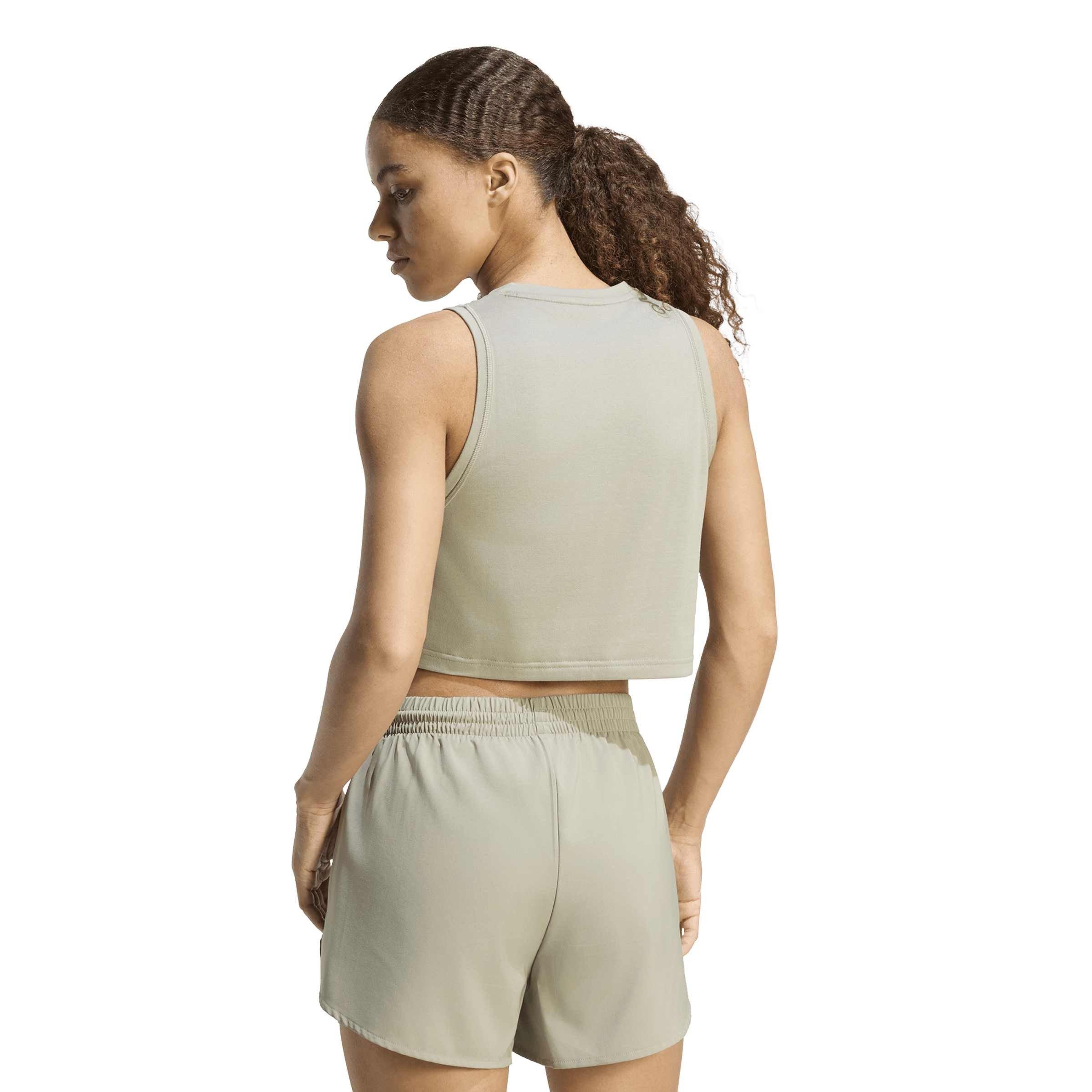 Silver Pebble - adidas - Tank Vest Top Womens - 3