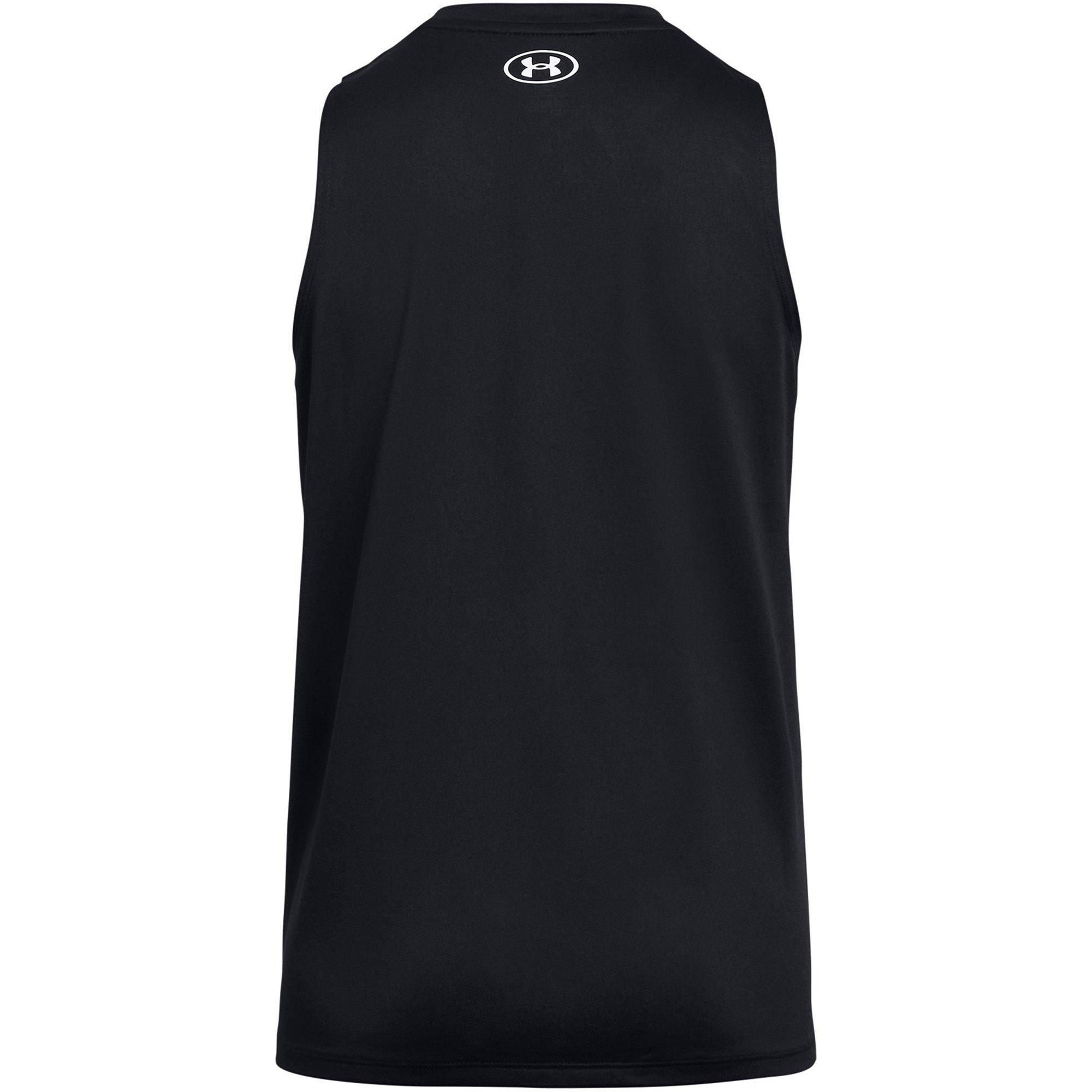 Black/White - Under Armour - Tech Tank Top Womens - 2