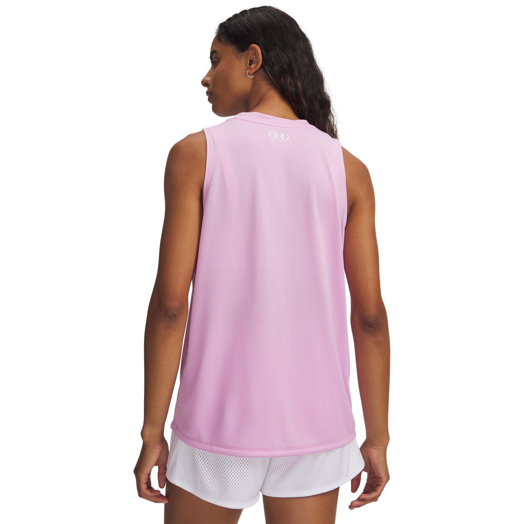 Pink Dawn/White - Under Armour - Tech Tank Top Womens - 2
