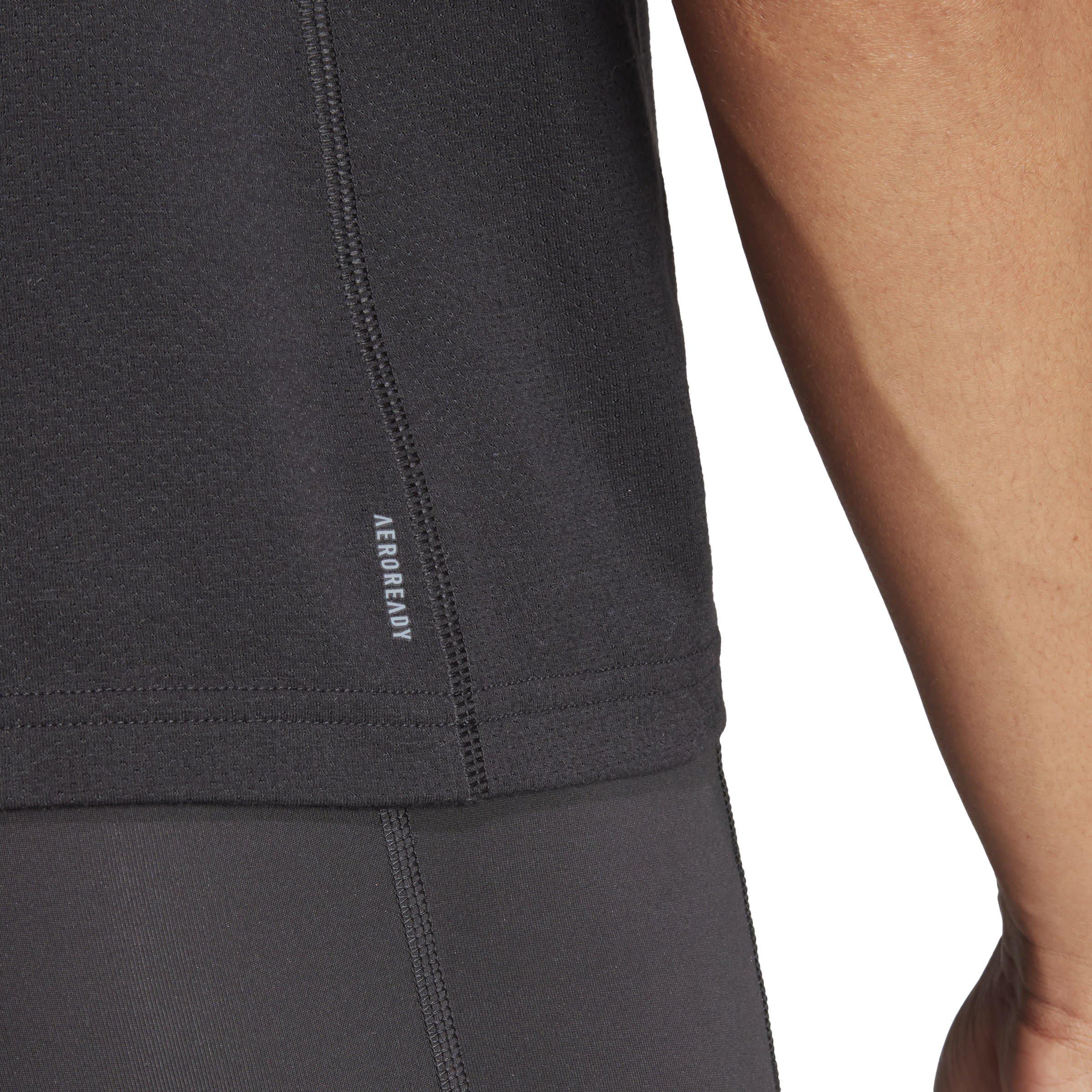 Black/White - adidas - Train Essentials Logo Tank Top Womens - 6