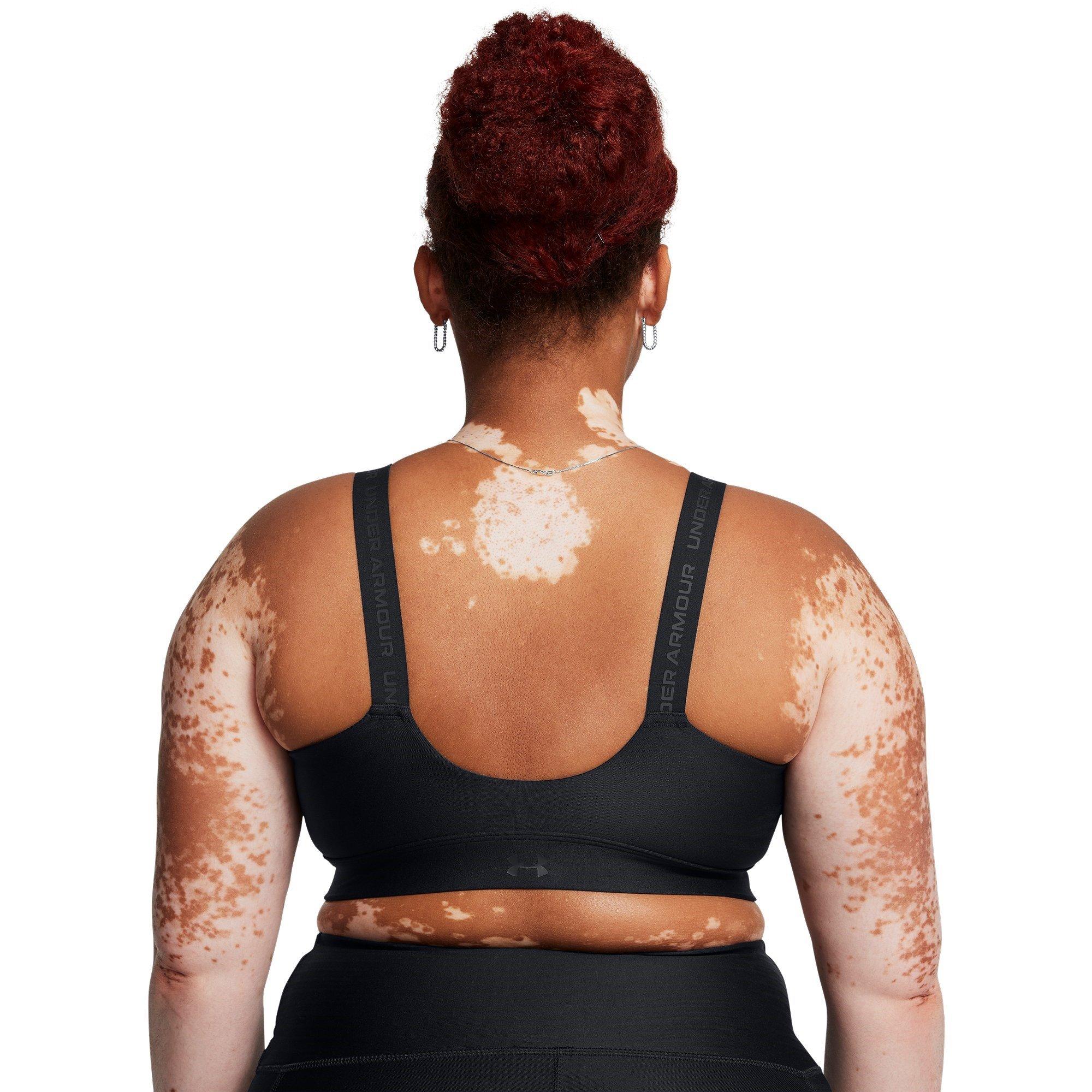 Black/Black - Under Armour - Women's Infinity Zipped High Impact Sports Bra - 7