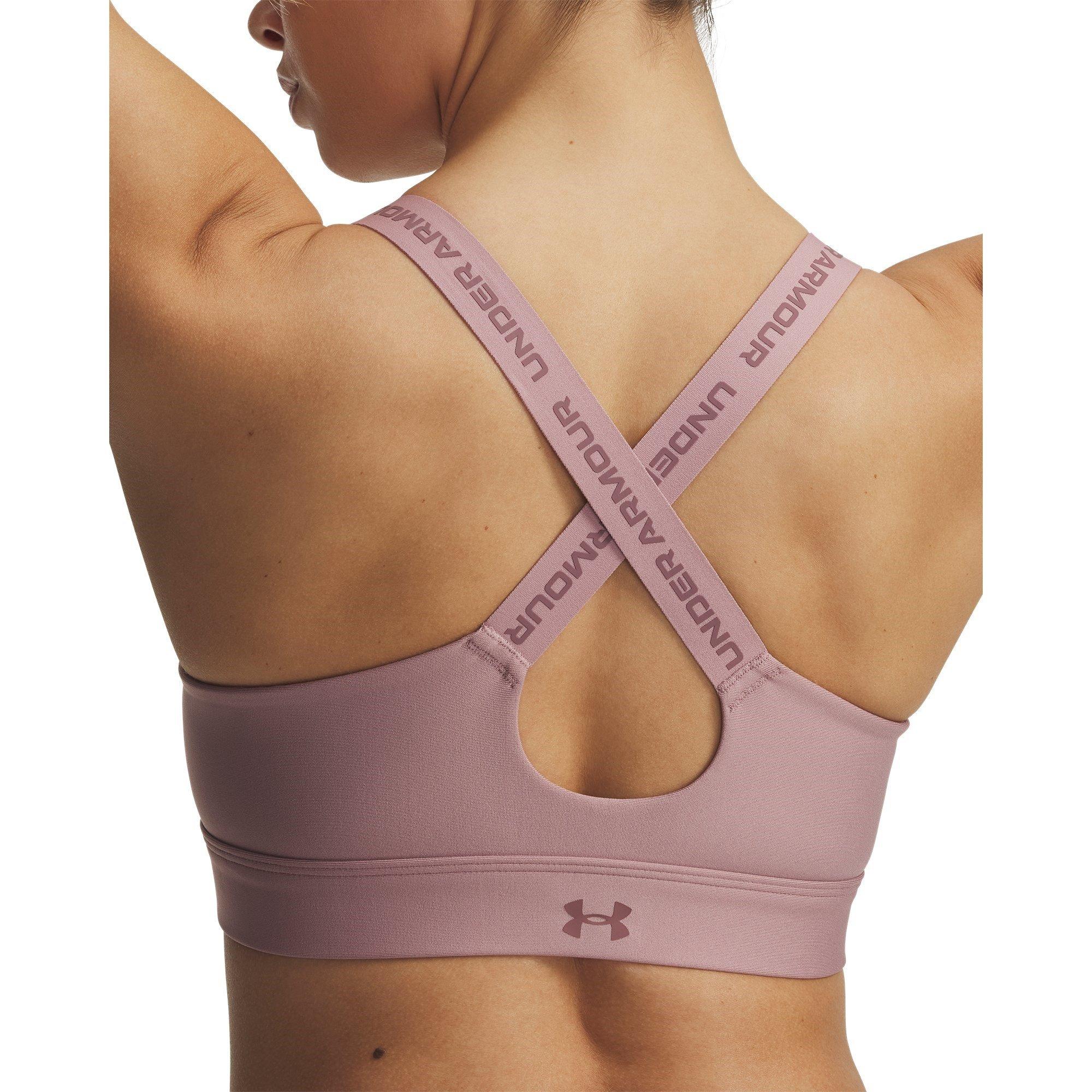 T.Pink/Maroon - Under Armour - Women's Infinity Zipped High Impact Sports Bra - 3