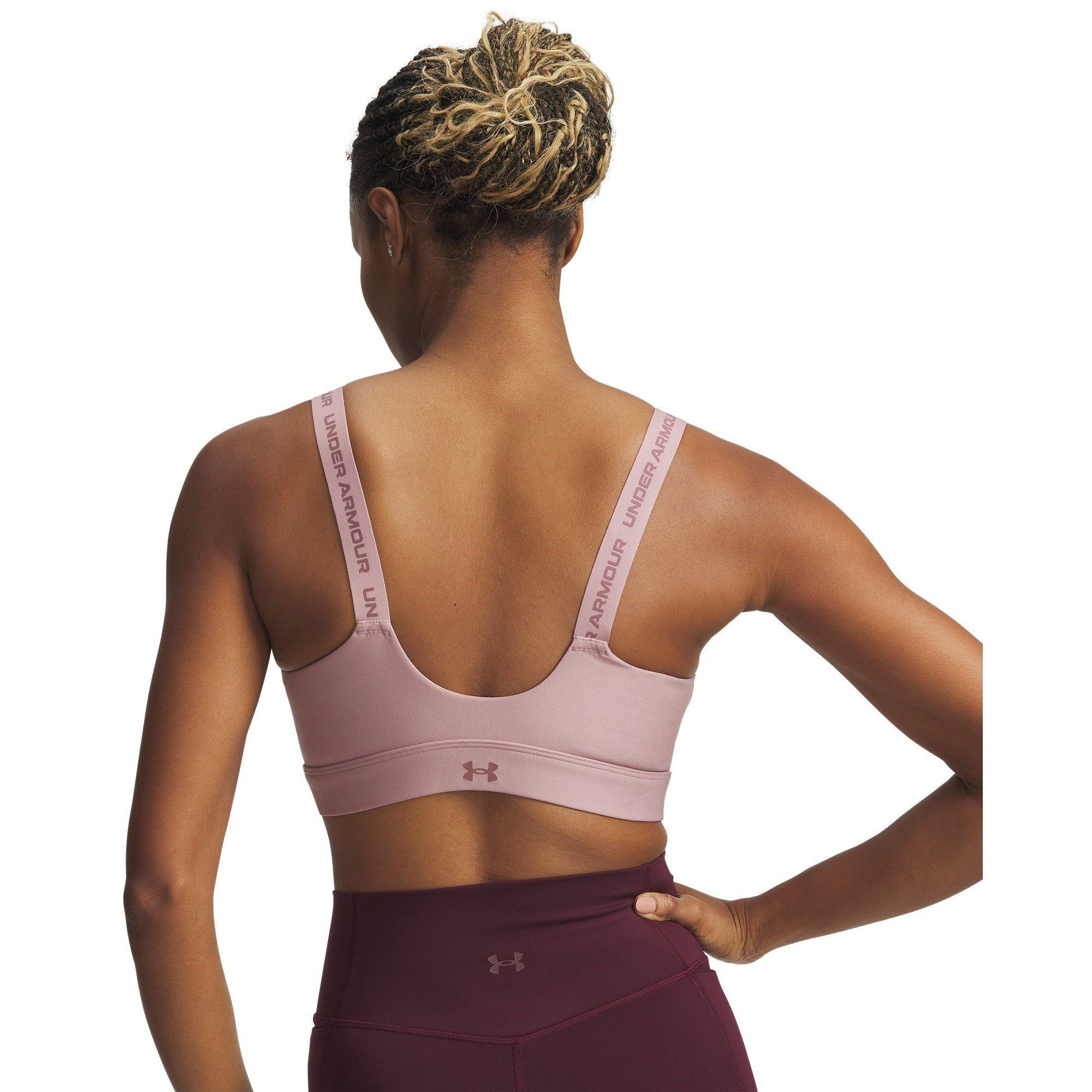 T.Pink/Maroon - Under Armour - Women's Infinity Zipped High Impact Sports Bra - 4