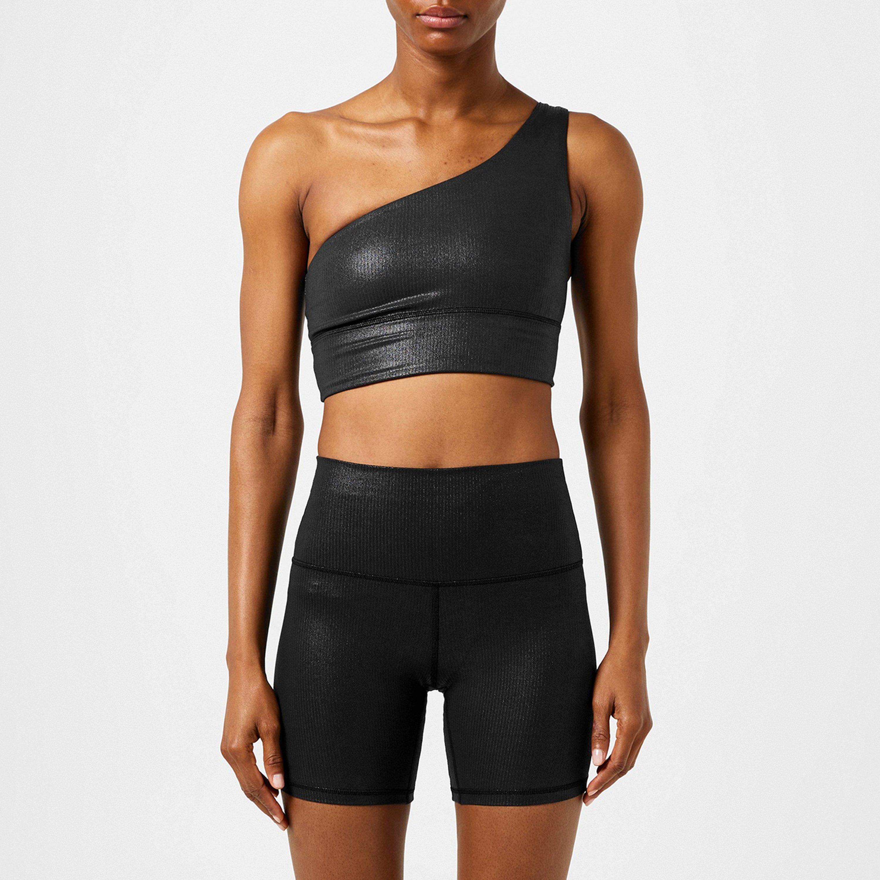 Rib Foil - Lululemon - Align Asymmetrical Ribbed Sports Bra - 1