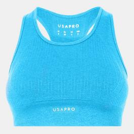 USA Pro Seamless Crop Sports Bra