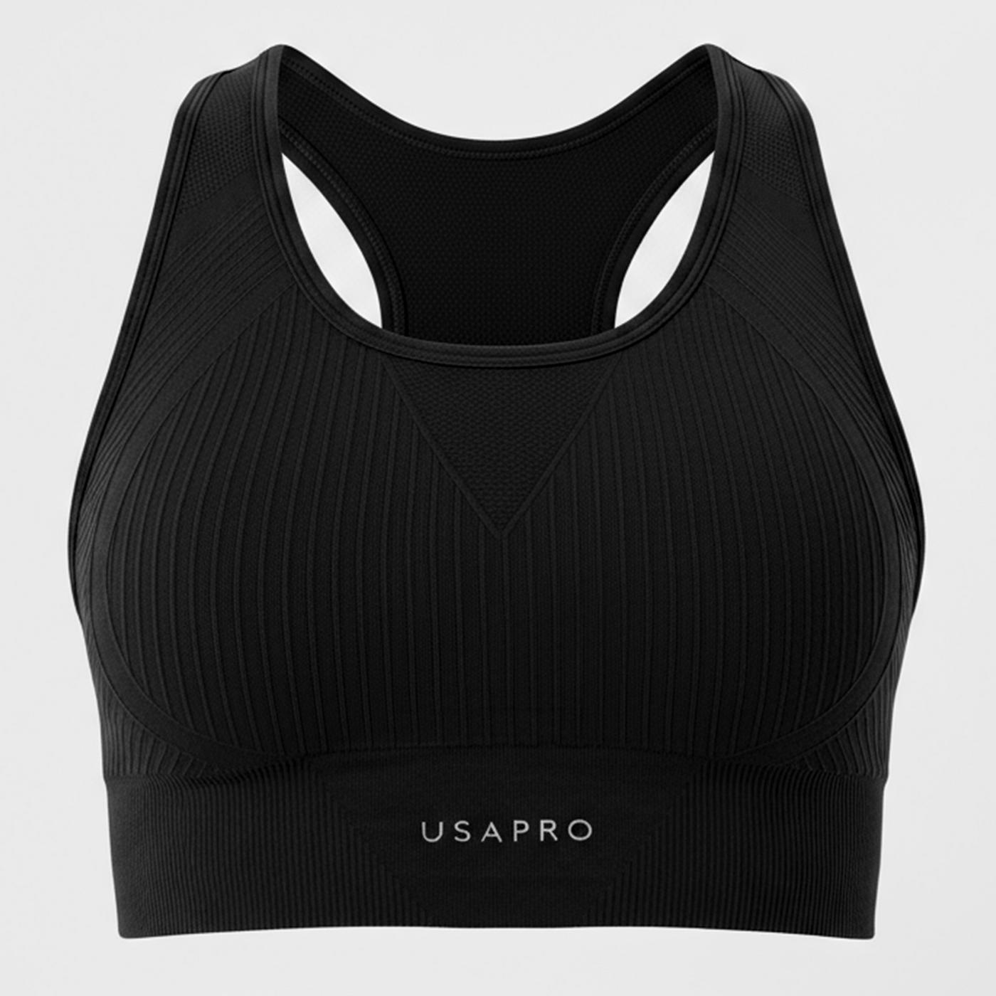 Dilling Sportbeha voor dames van merinowol, zwart, 38 Dilling Sportbeha voor dames van merinowol, zwart, 38