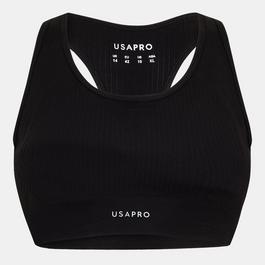 USA Pro Seamless Crop Sports Bra