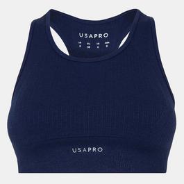 USA Pro Seamless Crop Sports Bra