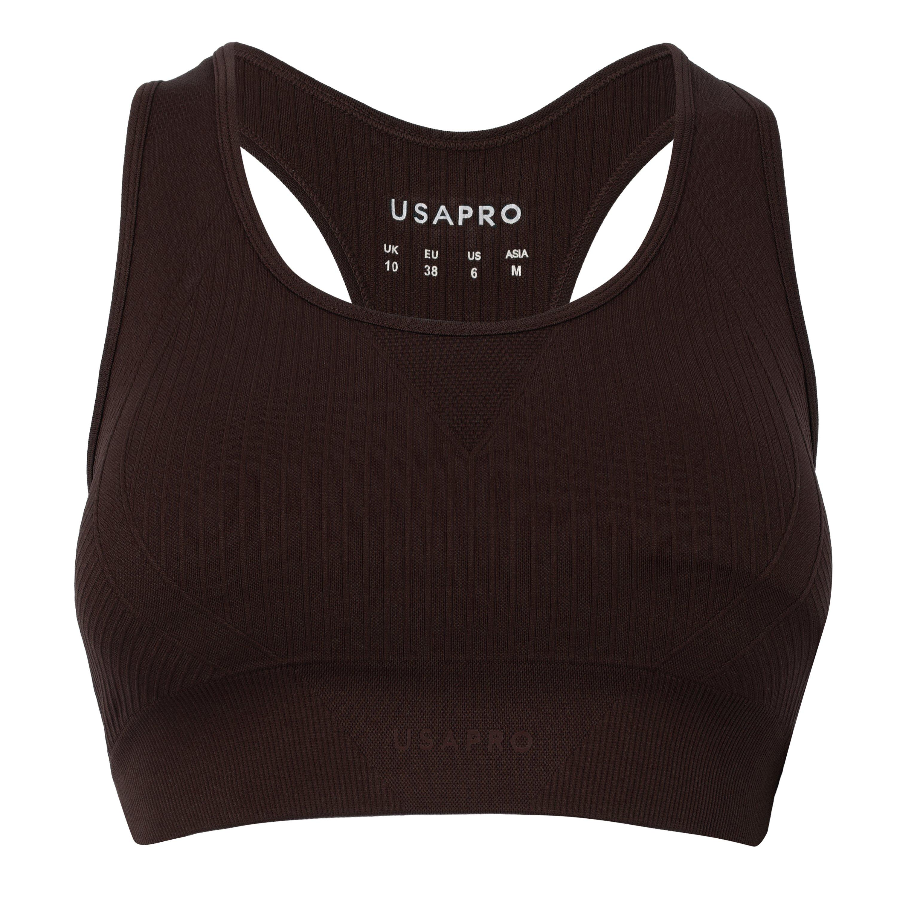 USA Pro UP Seamless Crop Sports Bra