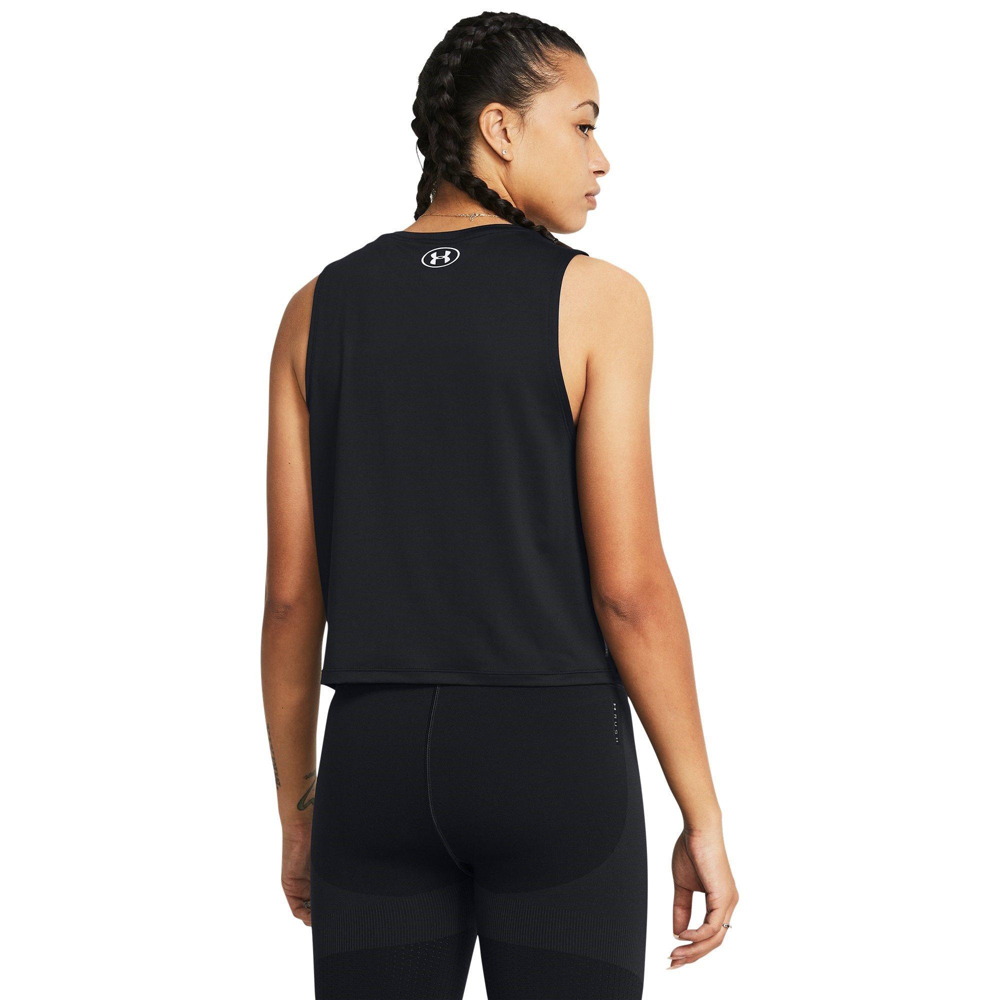 Schwarz/Weiß - Under Armour - Vanish Energy Cropped Performance Gym Vest - 3
