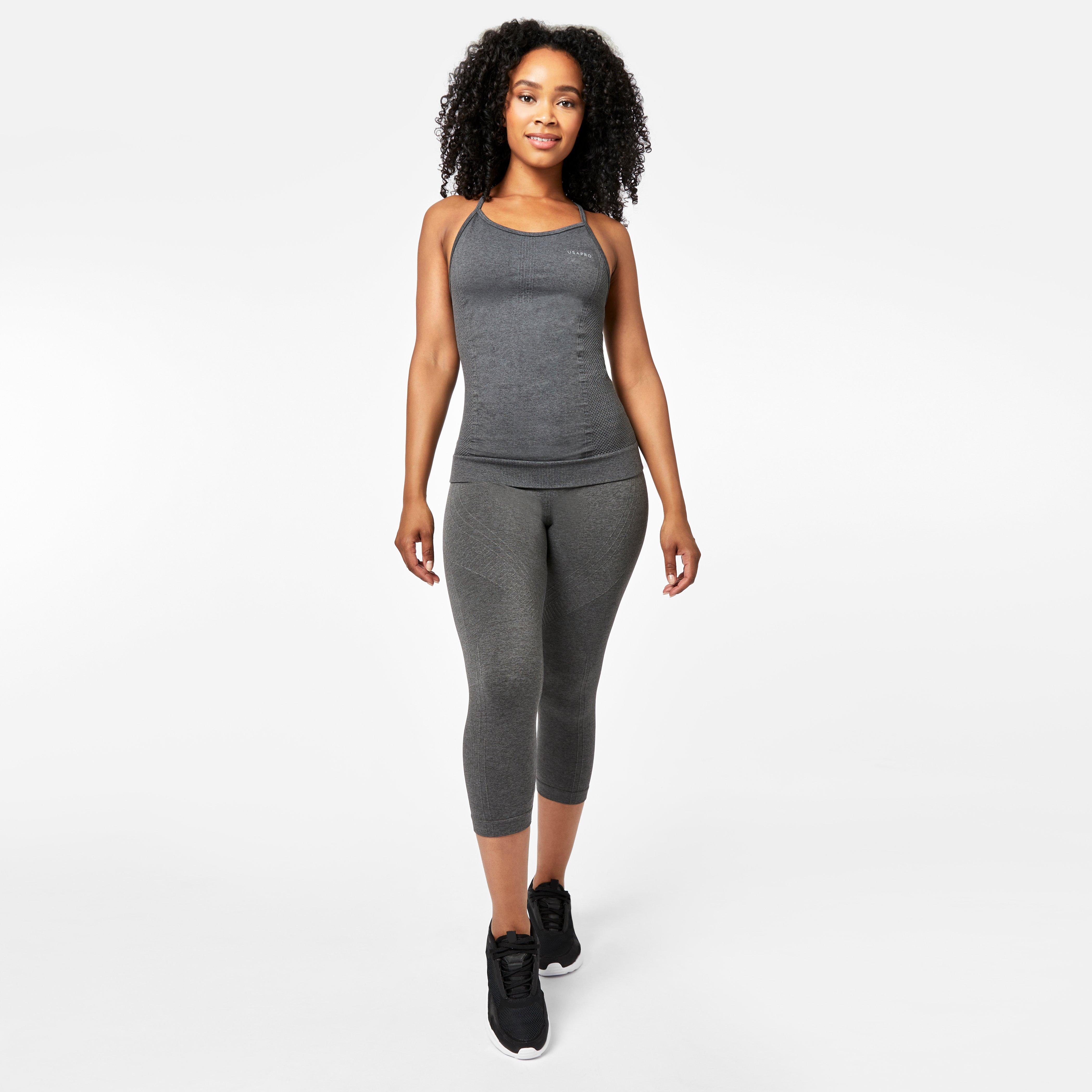 Charcoal - USA Pro - Seamless Vest - 4