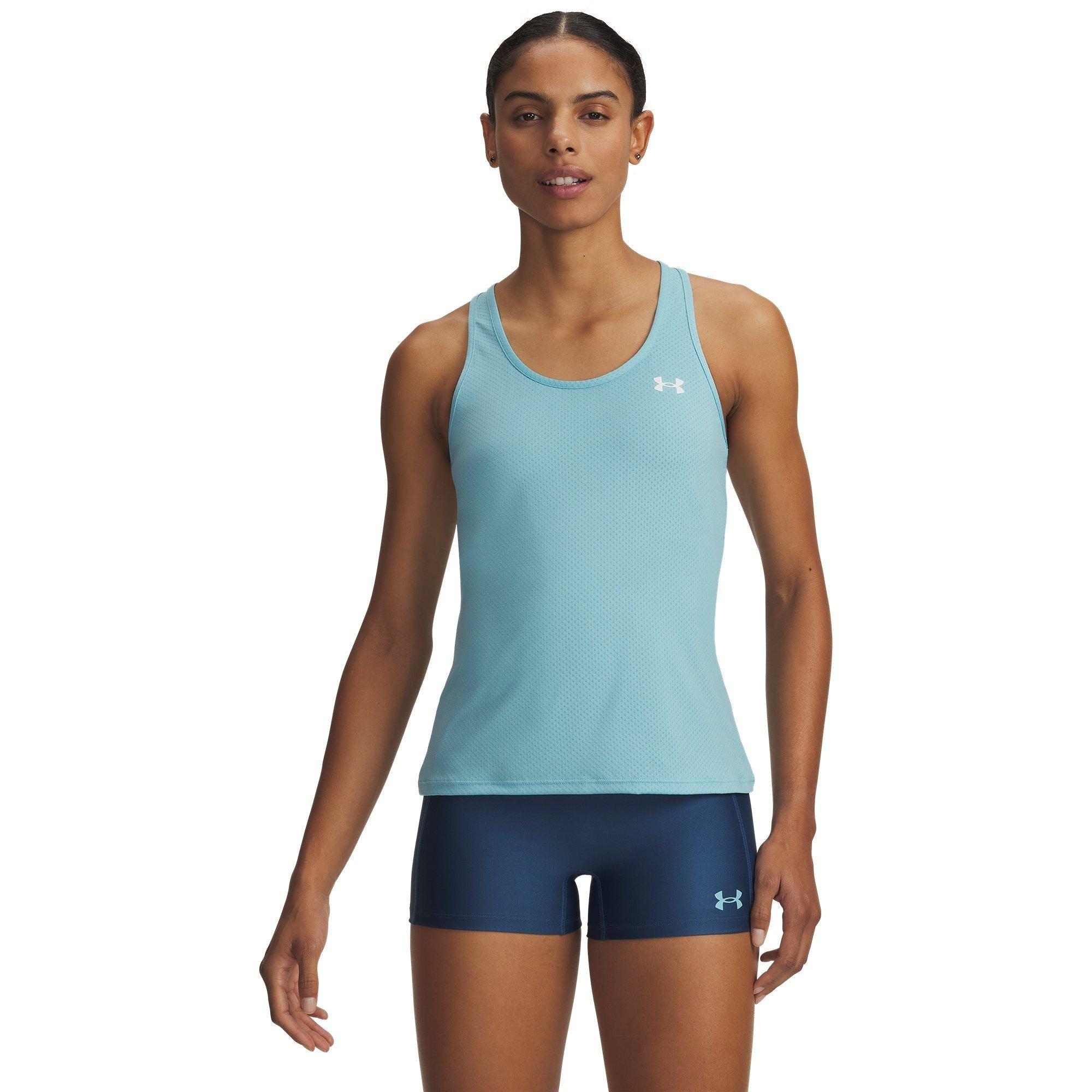 Under Armour Women's Tech™ Mesh Performance Gym Vest - Blue Haze/White - 16 (XL)