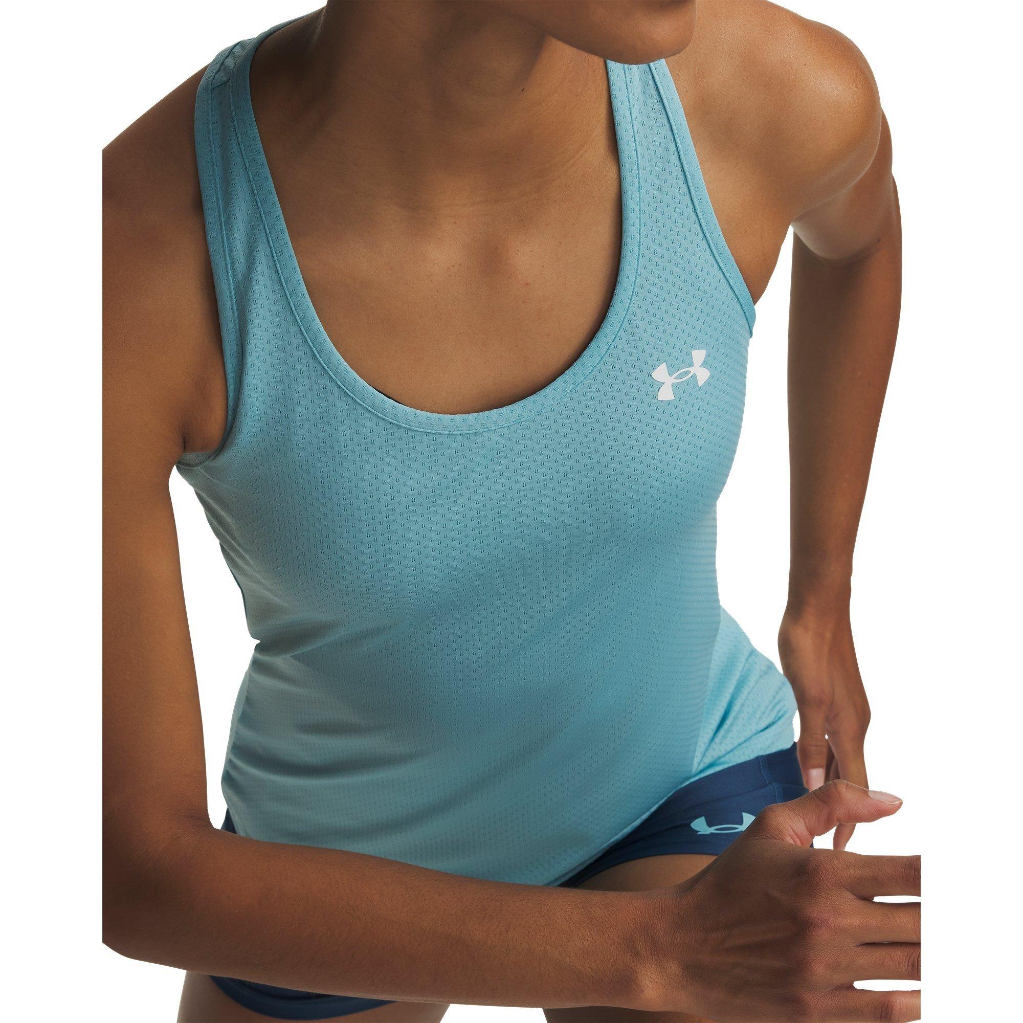 Blå tåge/Hvid - Under Armour - Womens Tech™ Mesh Performance Gym Vest - 3