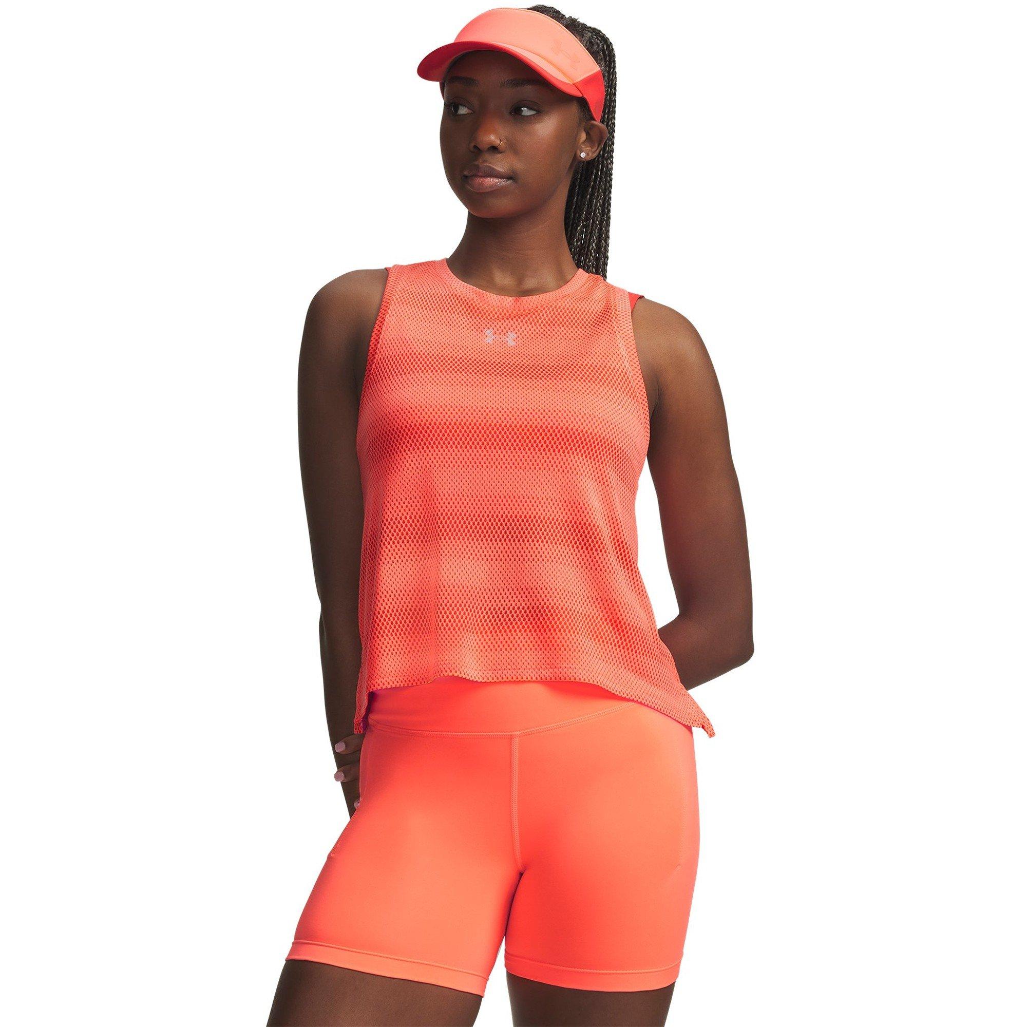 Under Armour Women's Velociti Performance Gym Vest - Tangerine/Refle - 8 (XS)