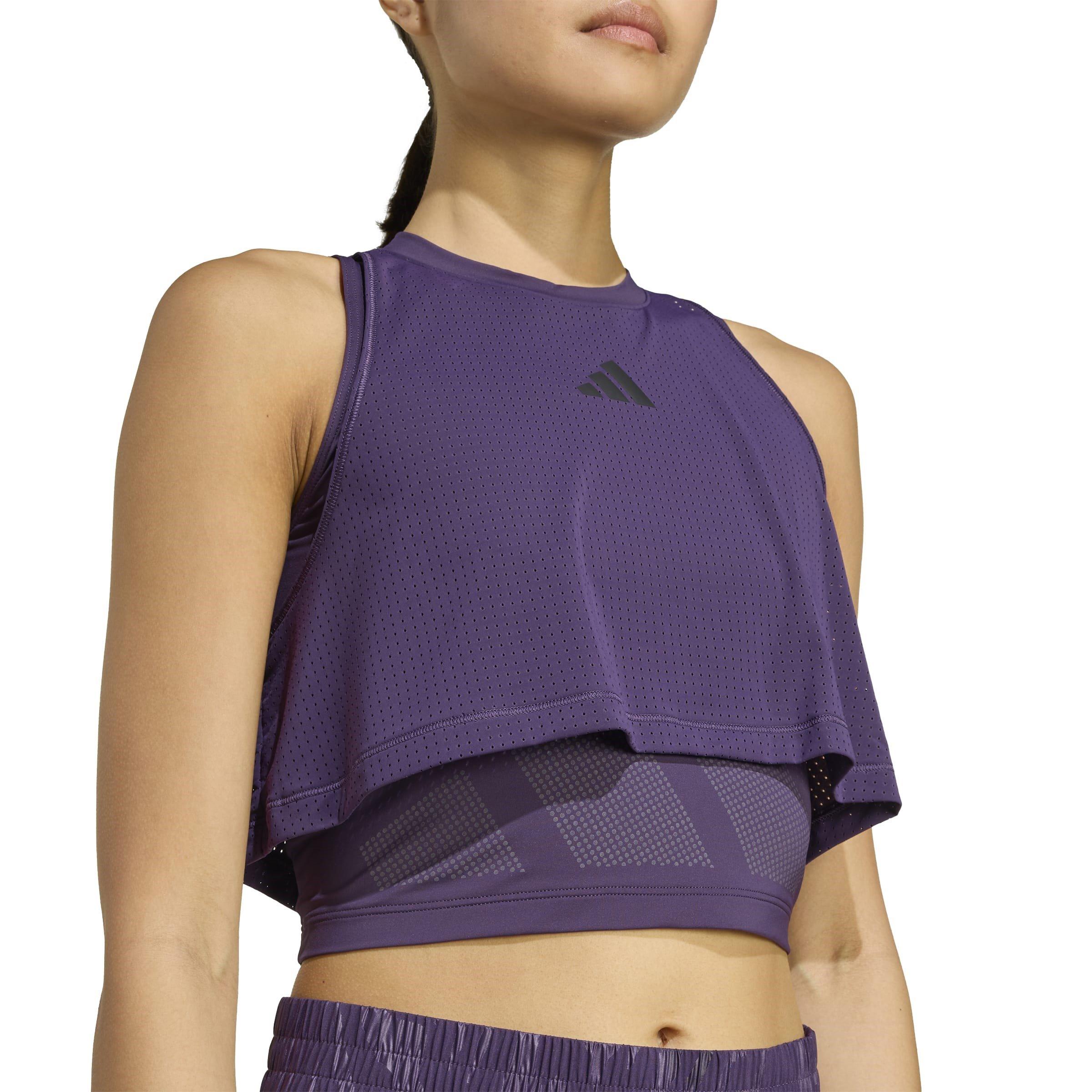 Aurora Plum - adidas - Cool Intense Performance Gym Vest - 4