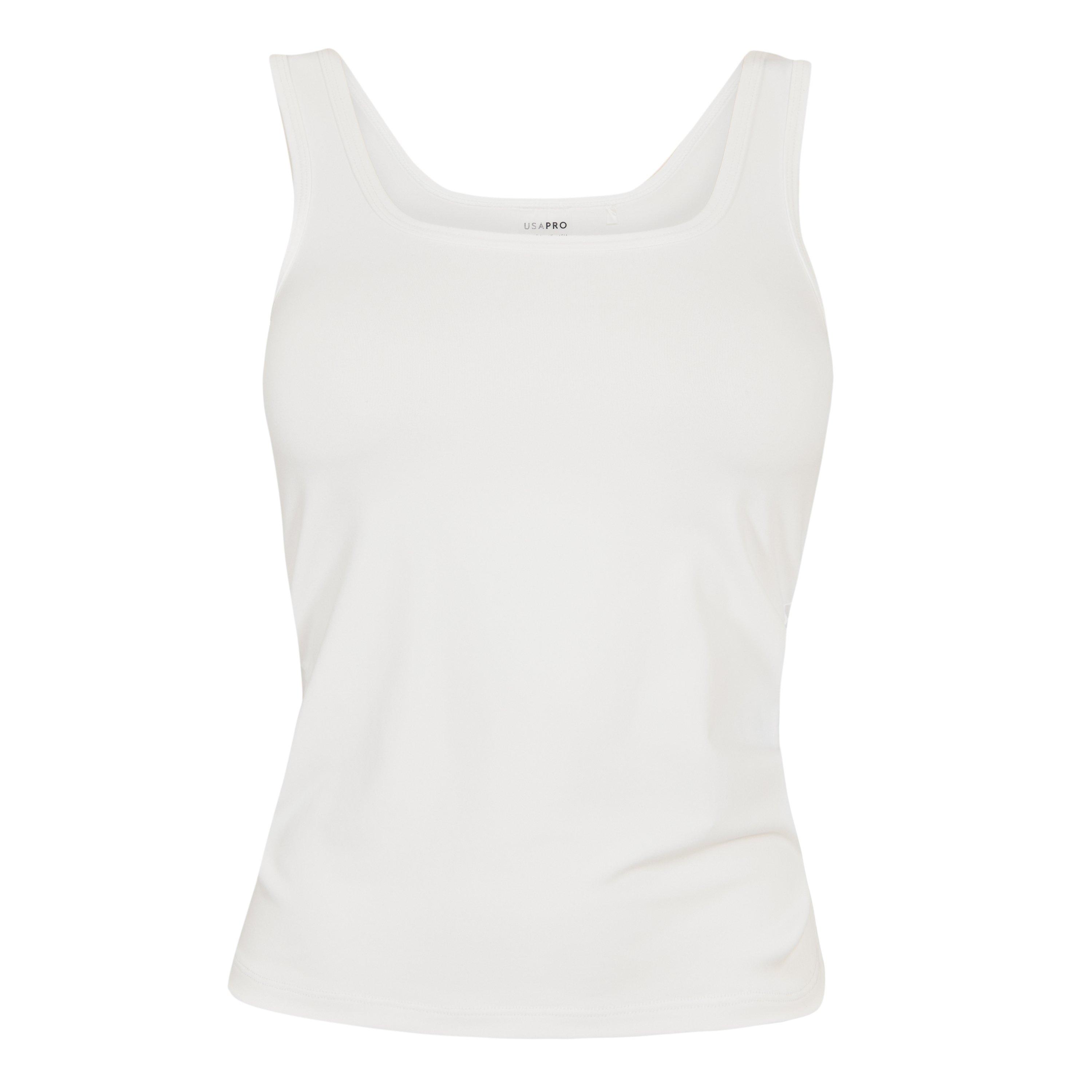 Usa Pro Women's Usa Essential Vest - White - 12 (40)