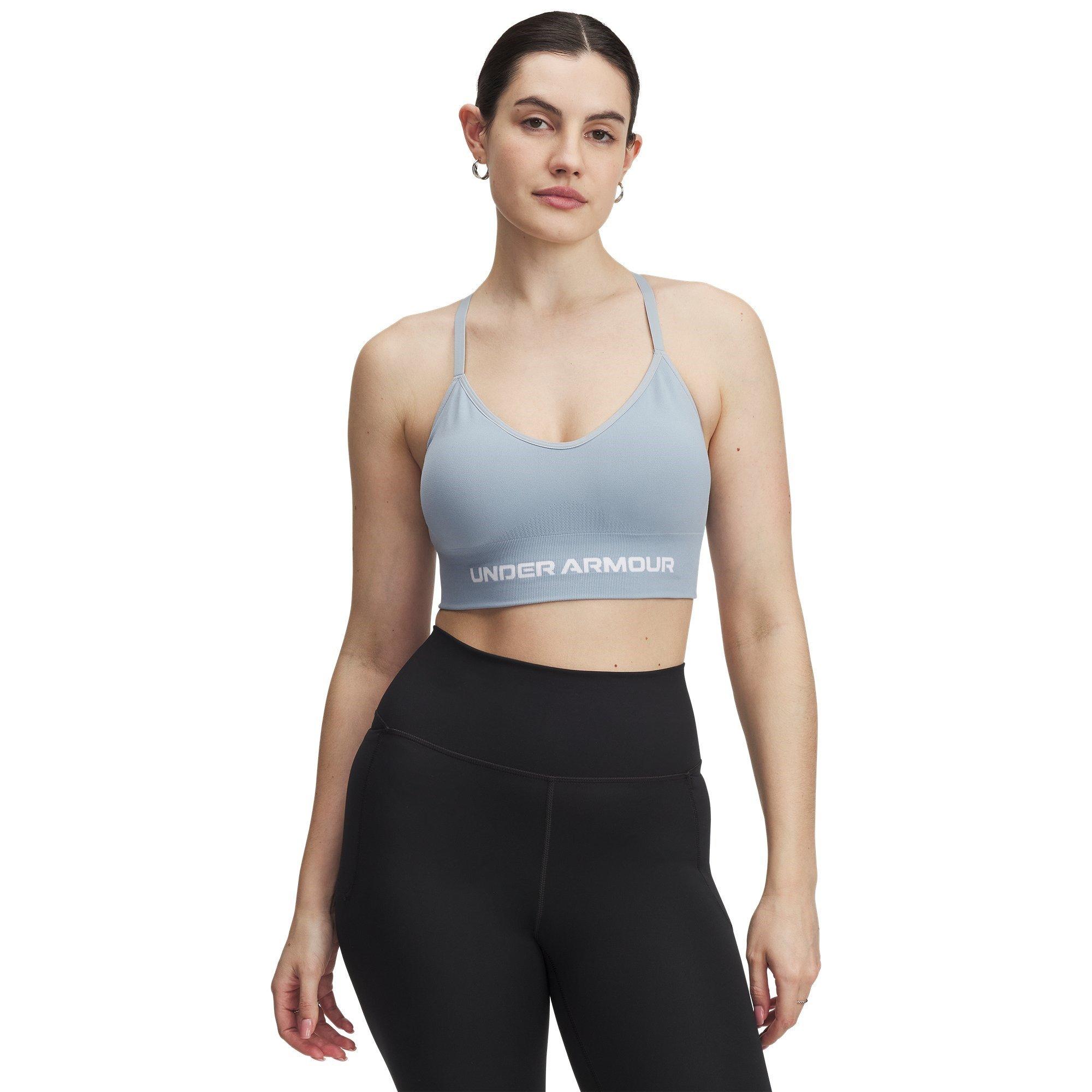 Harbor Blue/Wht - Under Armour - Women's Vanish Low Impact Sports Bra - 5