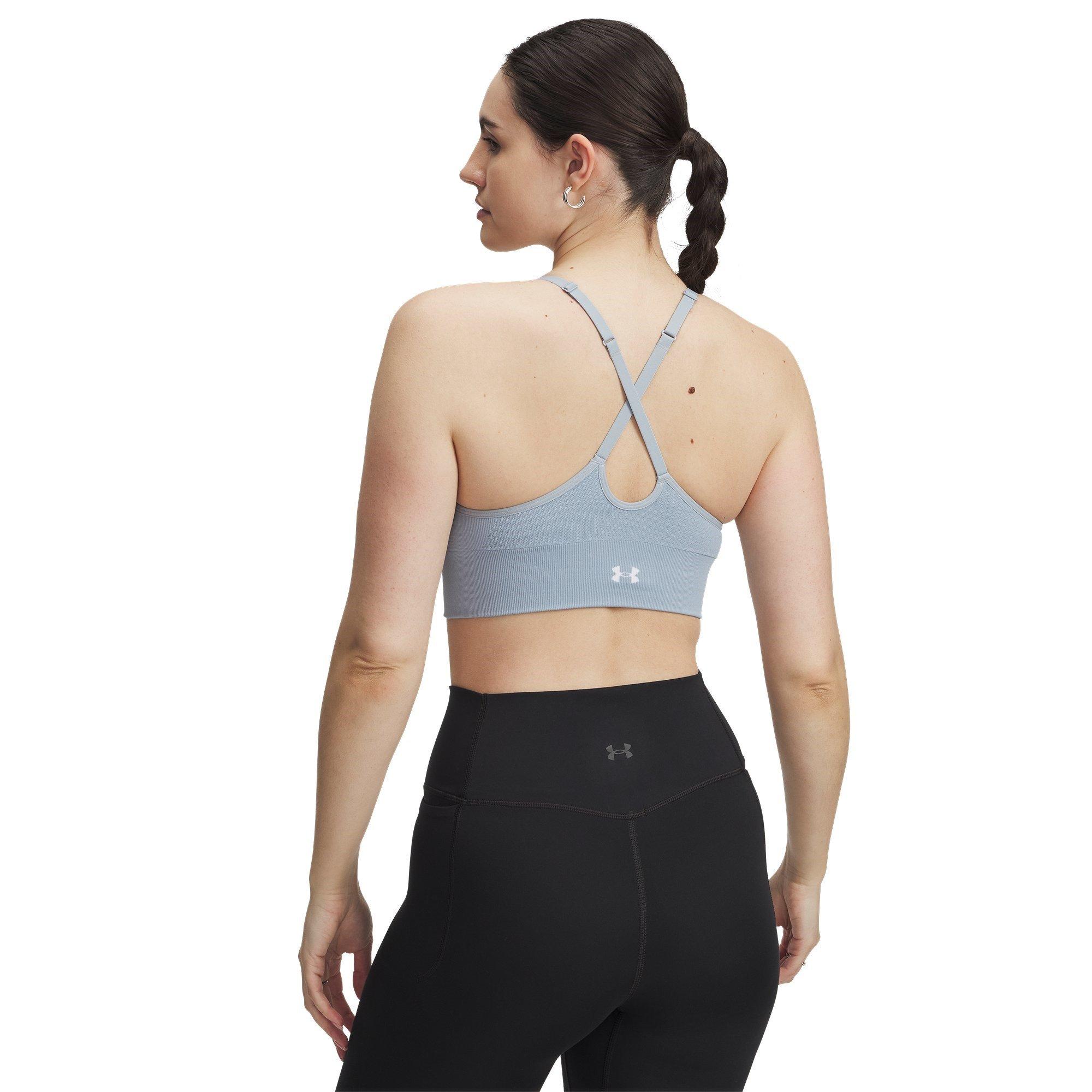 Harbor Blue/Wht - Under Armour - Women's Vanish Low Impact Sports Bra - 6