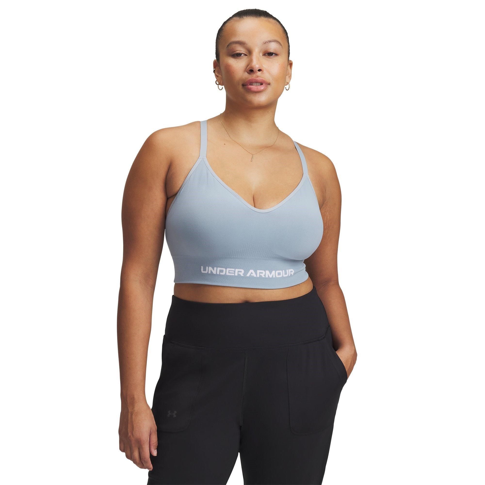 Harbor Blue/Wht - Under Armour - Women's Vanish Low Impact Sports Bra - 9