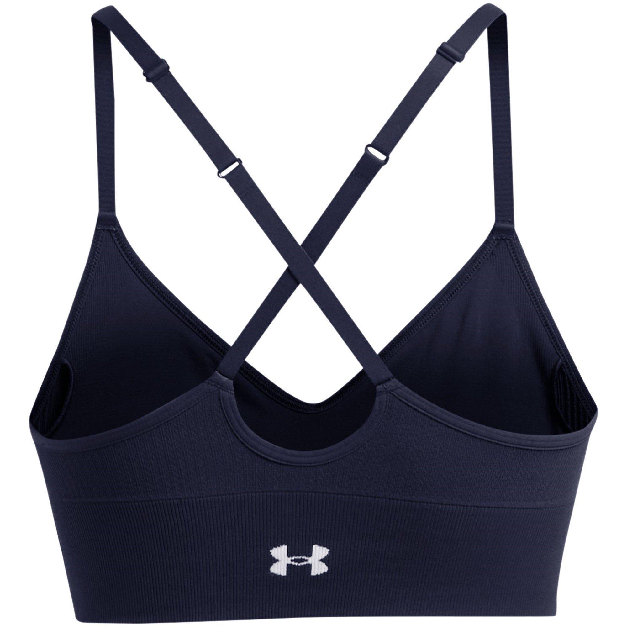 M.Navy/White - Under Armour - Vanish Low Impact Sports Bra - 2