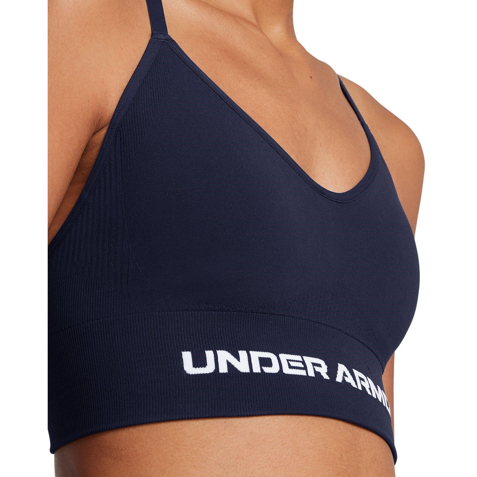 M.Navy/White - Under Armour - Vanish Low Impact Sports Bra - 13