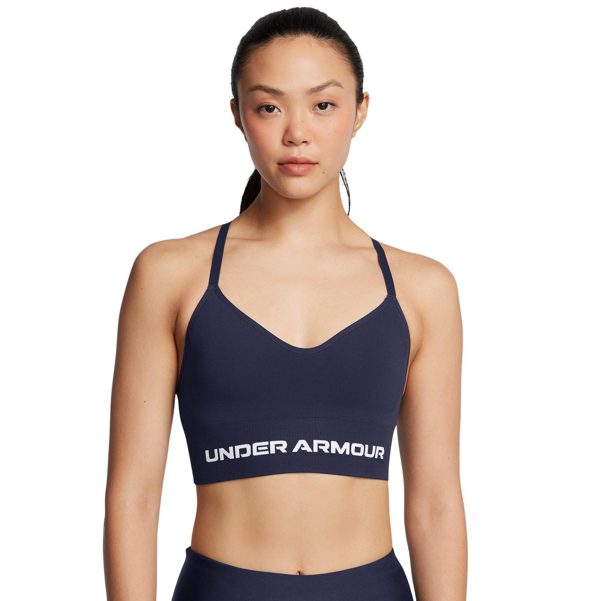 M.Navy/White - Under Armour - Vanish Low Impact Sports Bra - 5