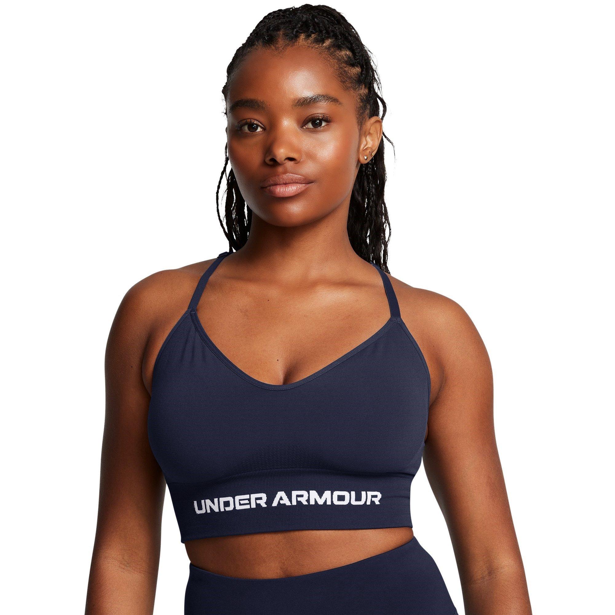 M.Navy/White - Under Armour - Vanish Low Impact Sports Bra - 7